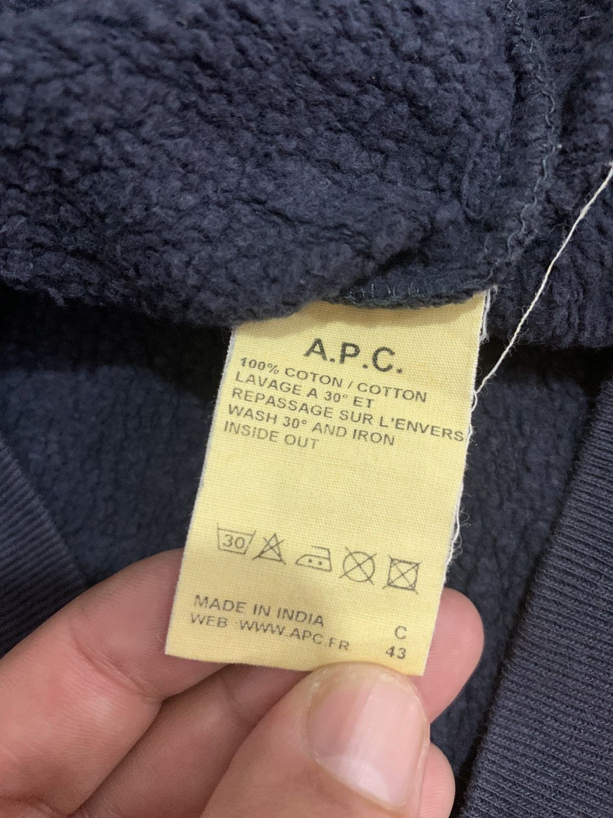 A.P.C. APC “Atelier De Production Et De Creation” Logo Hoodie Size US XS / EU 42 / 0 - 18 Thumbnail