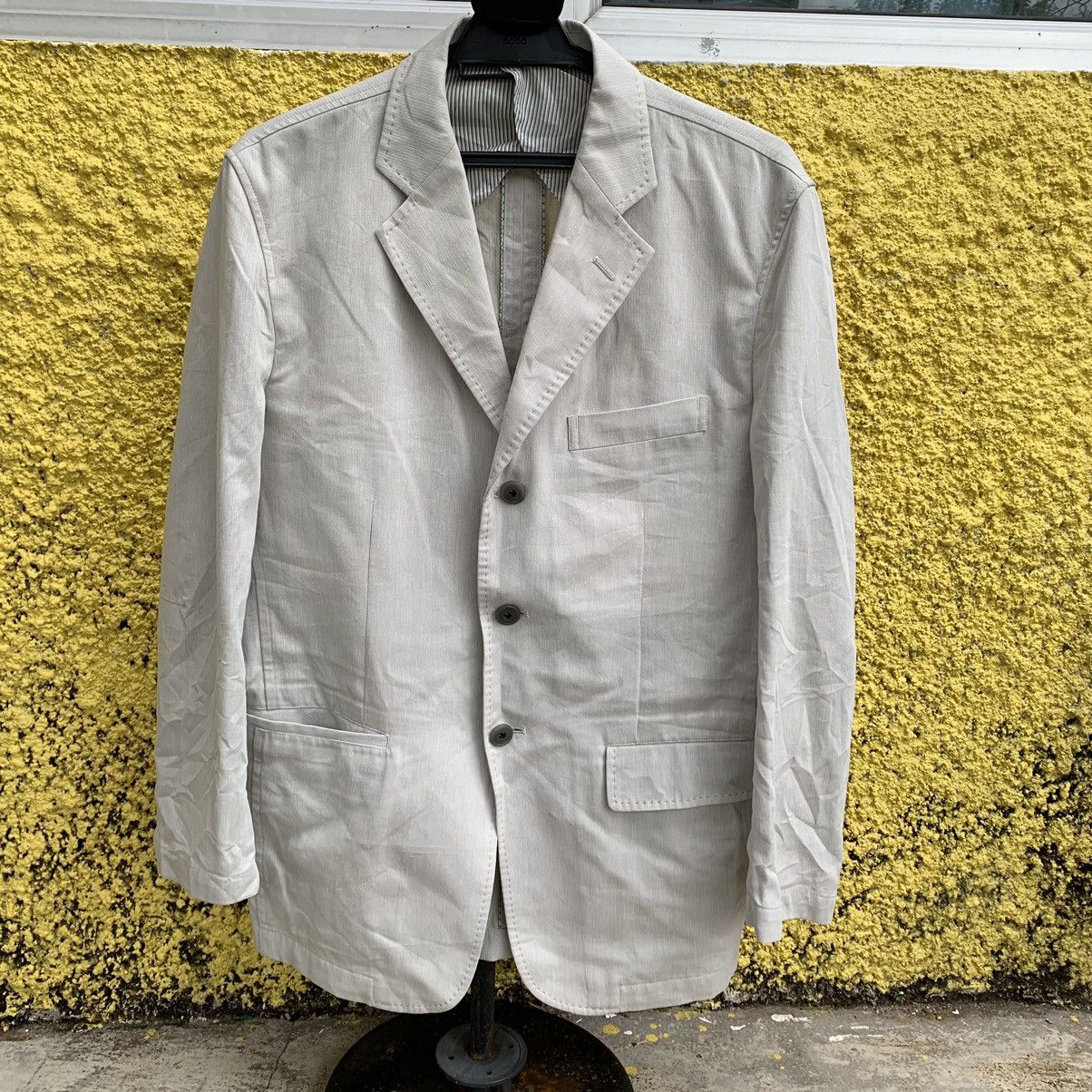 Japanese Brand Kansai Yamamoto Homme chore blazer light jacket Size US M / EU 48-50 / 2 - 7 Thumbnail