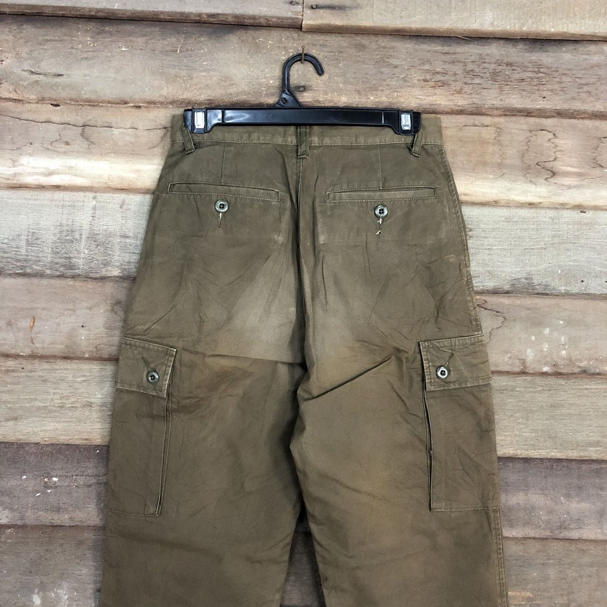 Japanese Brand DLL Unique Clothing Brown Multipocket Cargo Pants #c976 Size US 26 / EU 42 - 8 Thumbnail