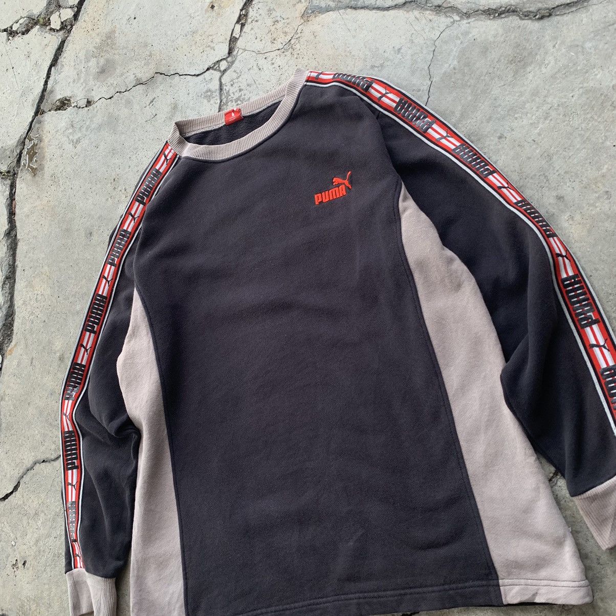 Puma × Vintage Puma sweatshirt side tape vintage Size US M / EU 48-50 / 2 - 9 Thumbnail