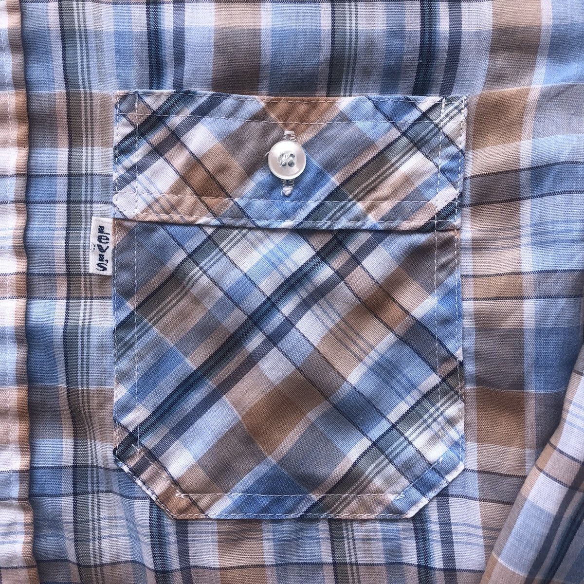 Levi's Vintage Clothing Vintage 70's Levi's Western Shirt White Tab Double Pocket Size US M / EU 48-50 / 2 - 6 Thumbnail