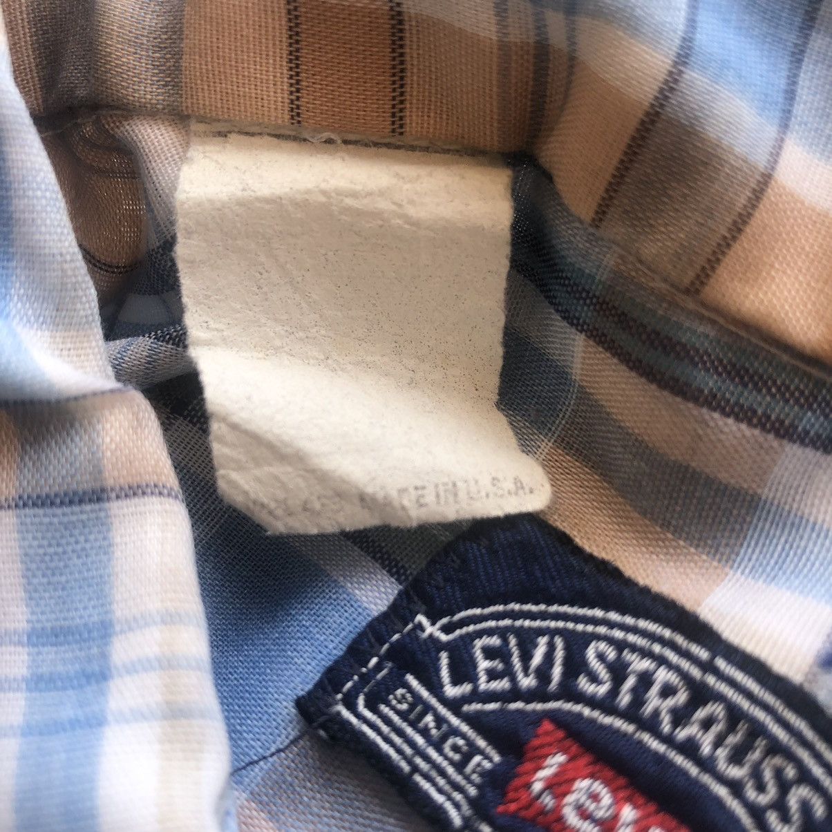 Levi's Vintage Clothing Vintage 70's Levi's Western Shirt White Tab Double Pocket Size US M / EU 48-50 / 2 - 9 Thumbnail
