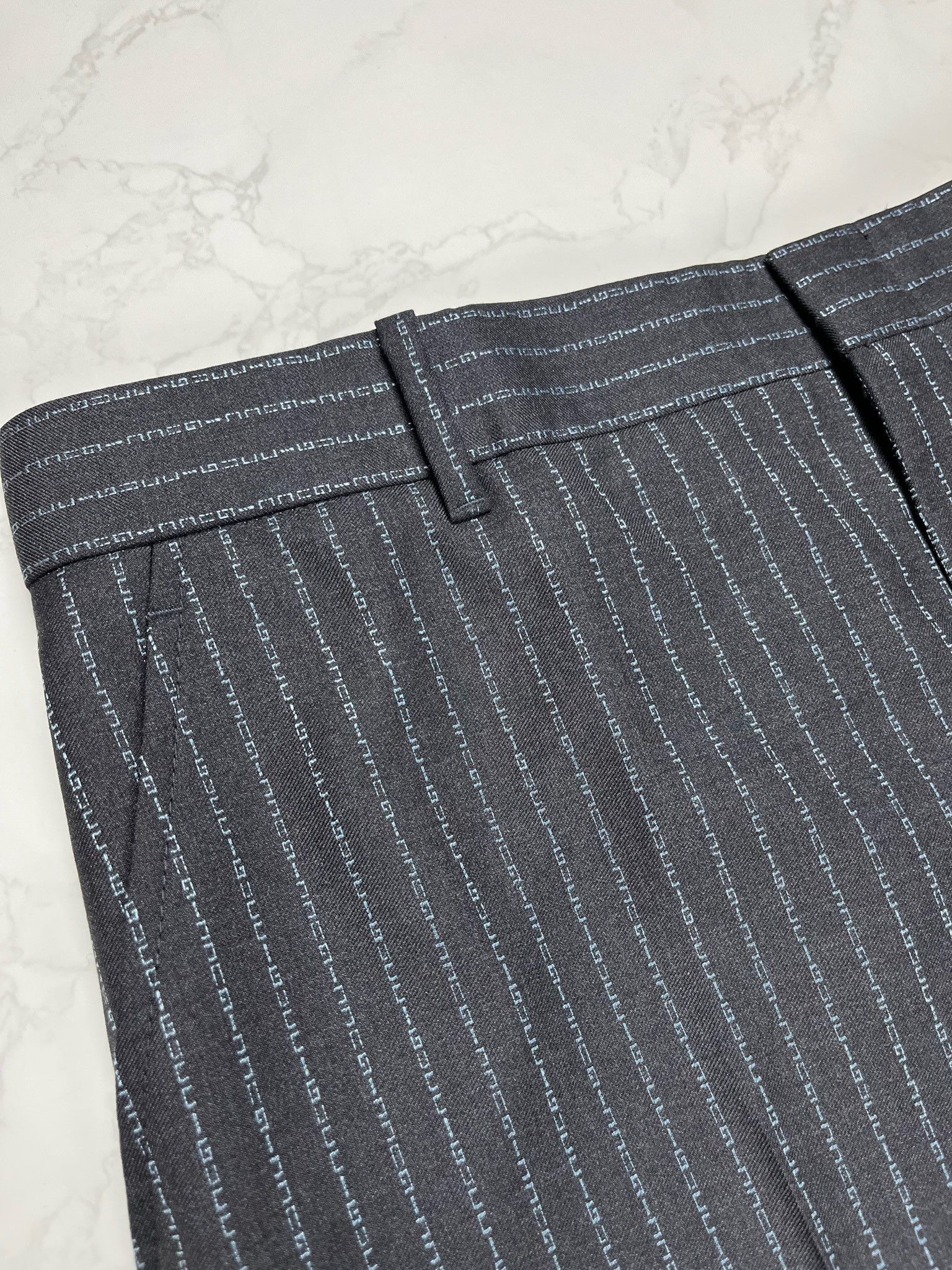 Gucci 🔥70% OFF🔥 [SALE] Gucci Logo Stripe Loose Casual Wool Pants Size 34" / US 12 / IT 48 - 12 Thumbnail