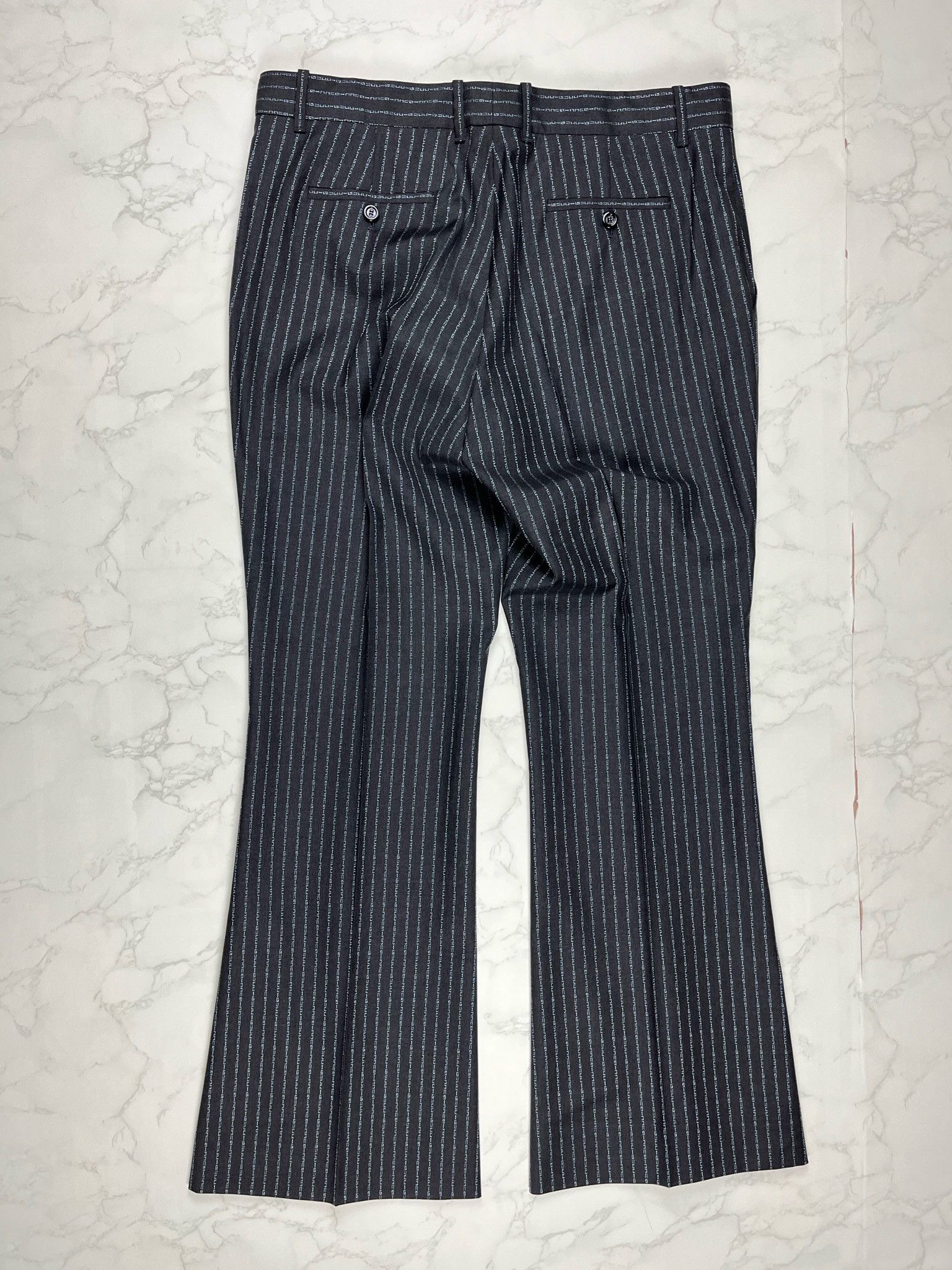 Gucci 🔥70% OFF🔥 [SALE] Gucci Logo Stripe Loose Casual Wool Pants Size 34" / US 12 / IT 48 - 17 Thumbnail