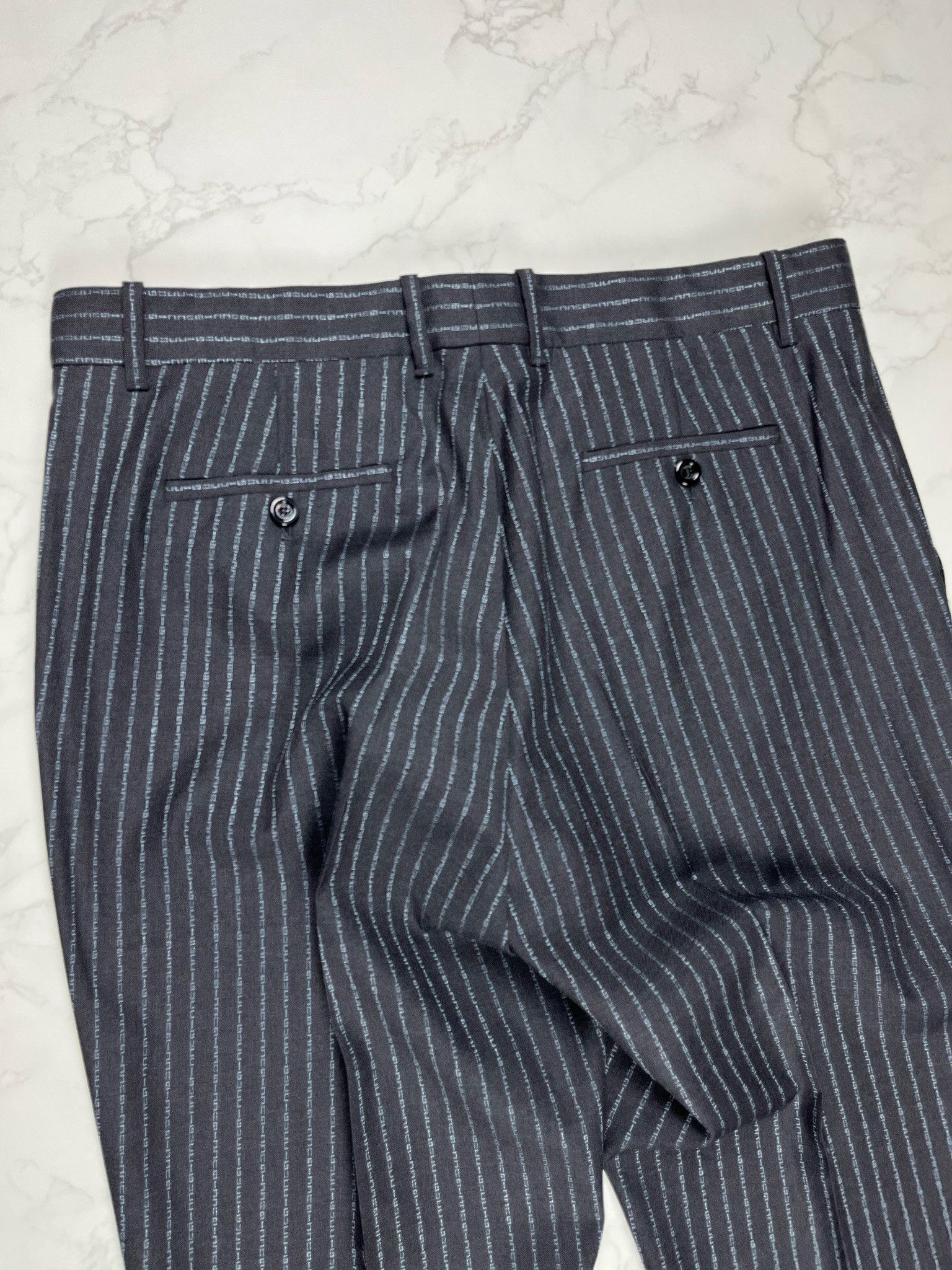 Gucci 🔥70% OFF🔥 [SALE] Gucci Logo Stripe Loose Casual Wool Pants Size 34" / US 12 / IT 48 - 18 Thumbnail
