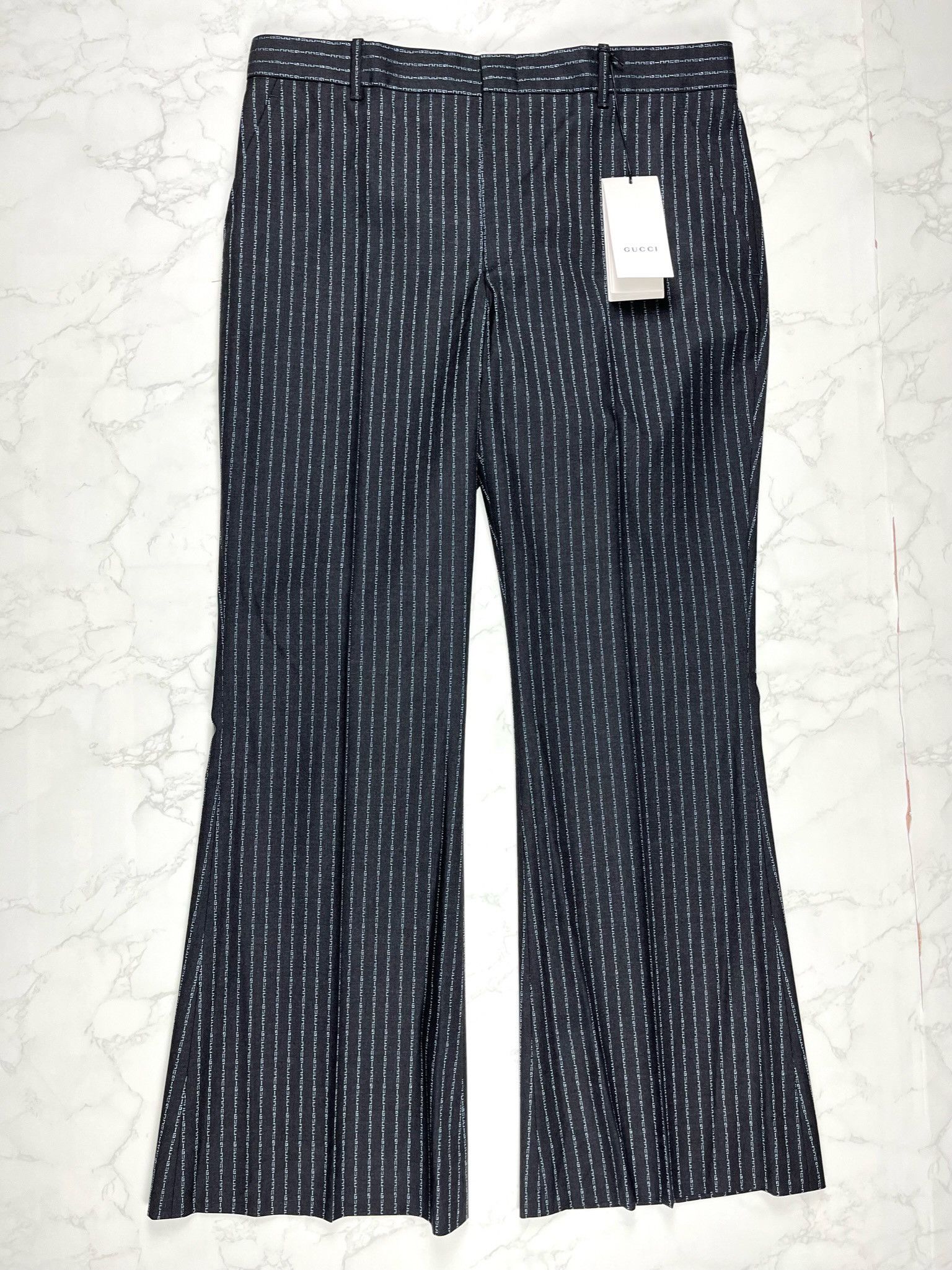 Gucci 🔥70% OFF🔥 [SALE] Gucci Logo Stripe Loose Casual Wool Pants Size 34" / US 12 / IT 48 - 11 Thumbnail