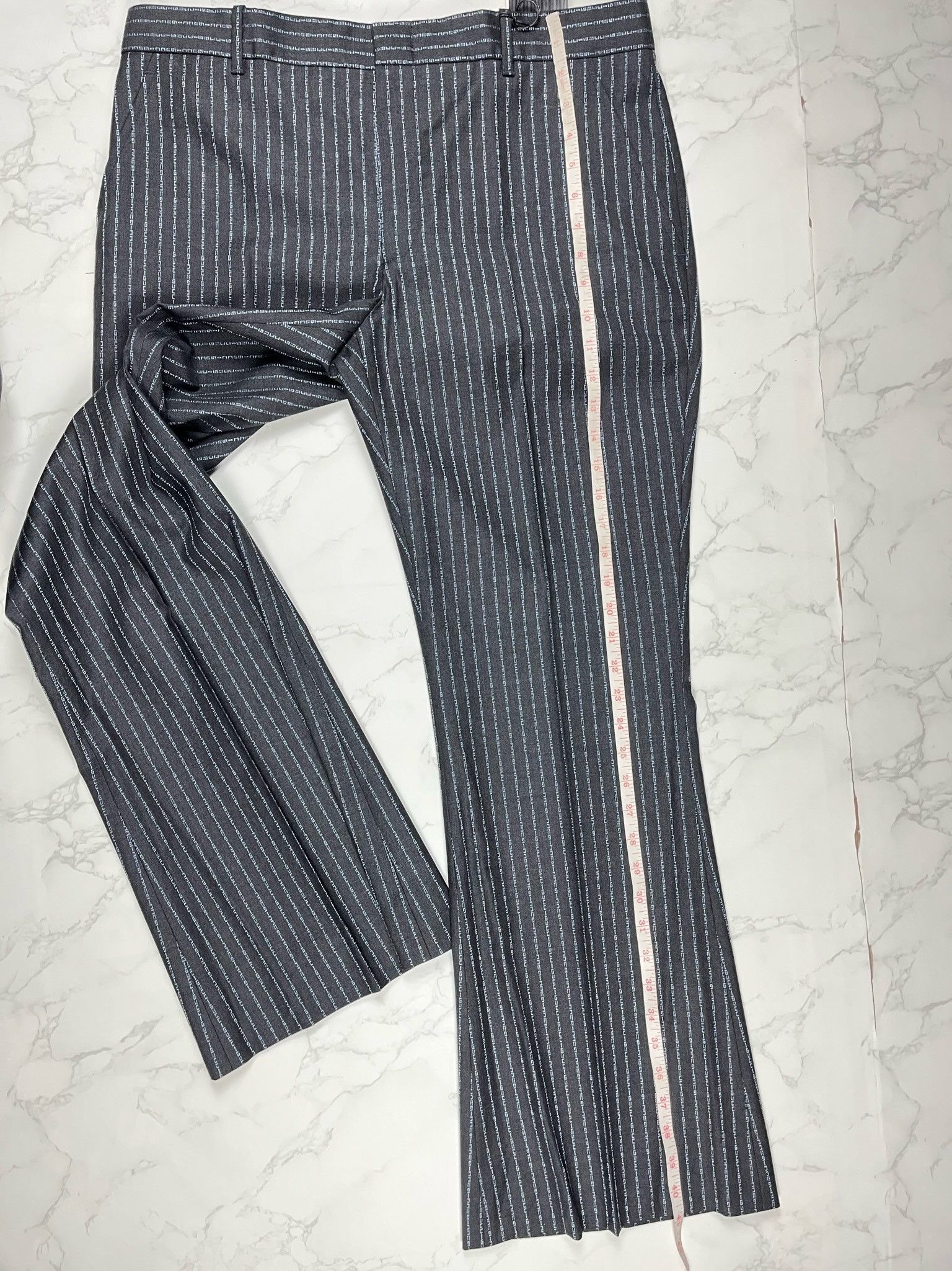 Gucci 🔥70% OFF🔥 [SALE] Gucci Logo Stripe Loose Casual Wool Pants Size 34" / US 12 / IT 48 - 8 Thumbnail