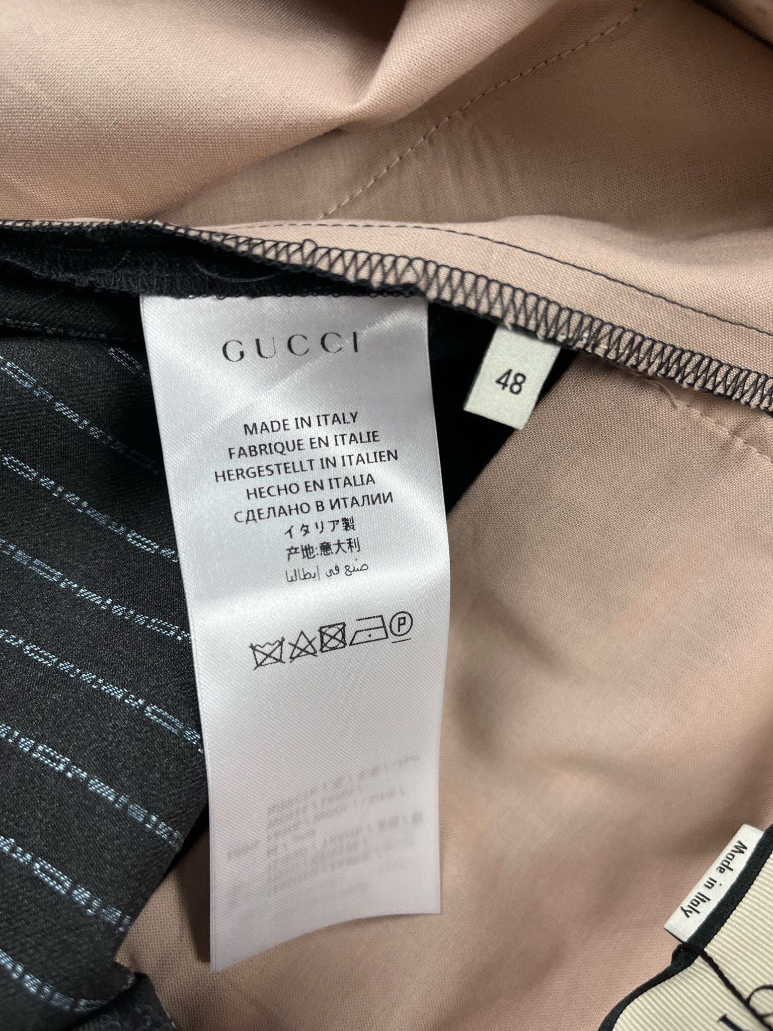 Gucci 🔥70% OFF🔥 [SALE] Gucci Logo Stripe Loose Casual Wool Pants Size 34" / US 12 / IT 48 - 15 Thumbnail