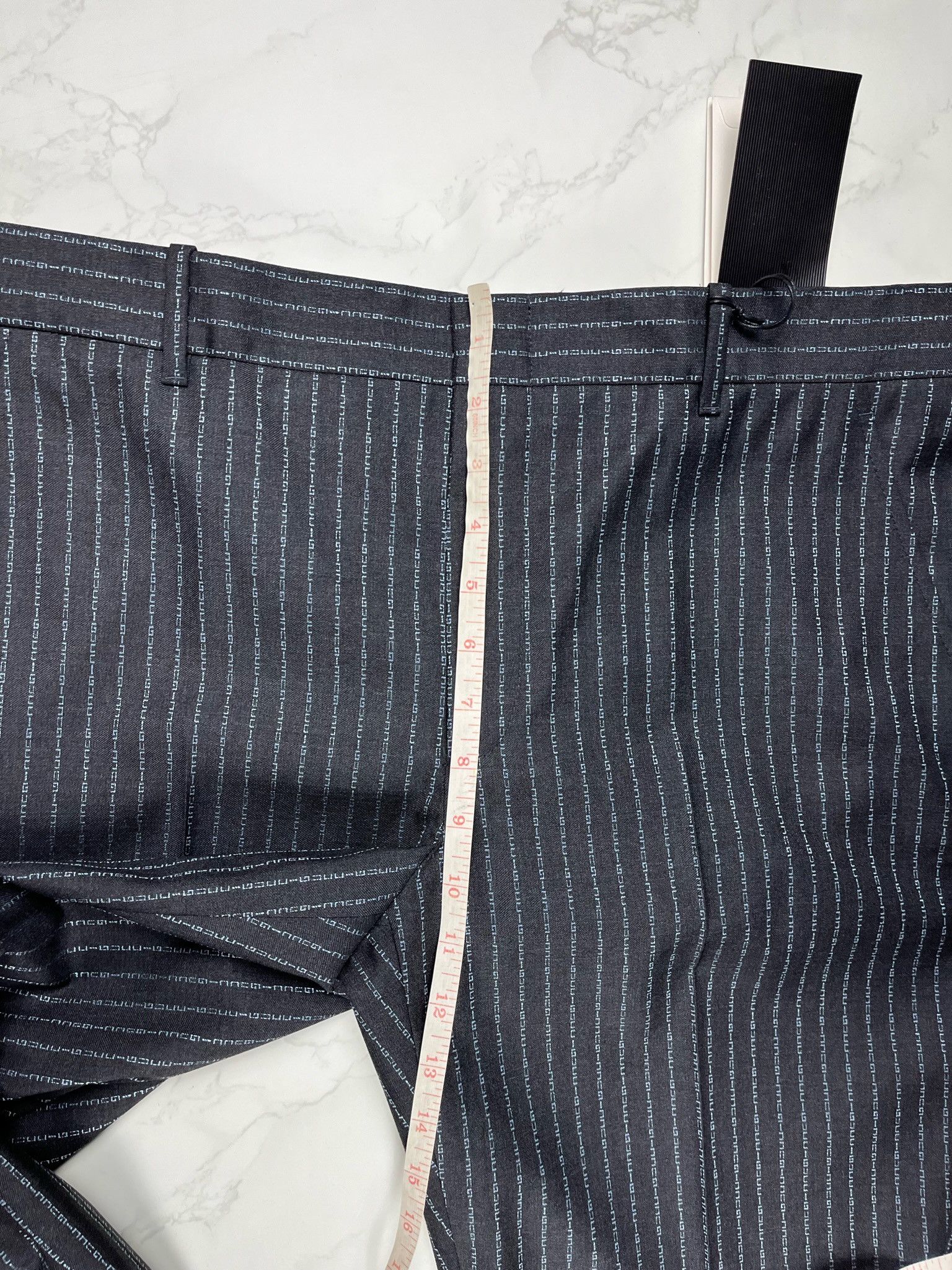 Gucci 🔥70% OFF🔥 [SALE] Gucci Logo Stripe Loose Casual Wool Pants Size 34" / US 12 / IT 48 - 6 Thumbnail
