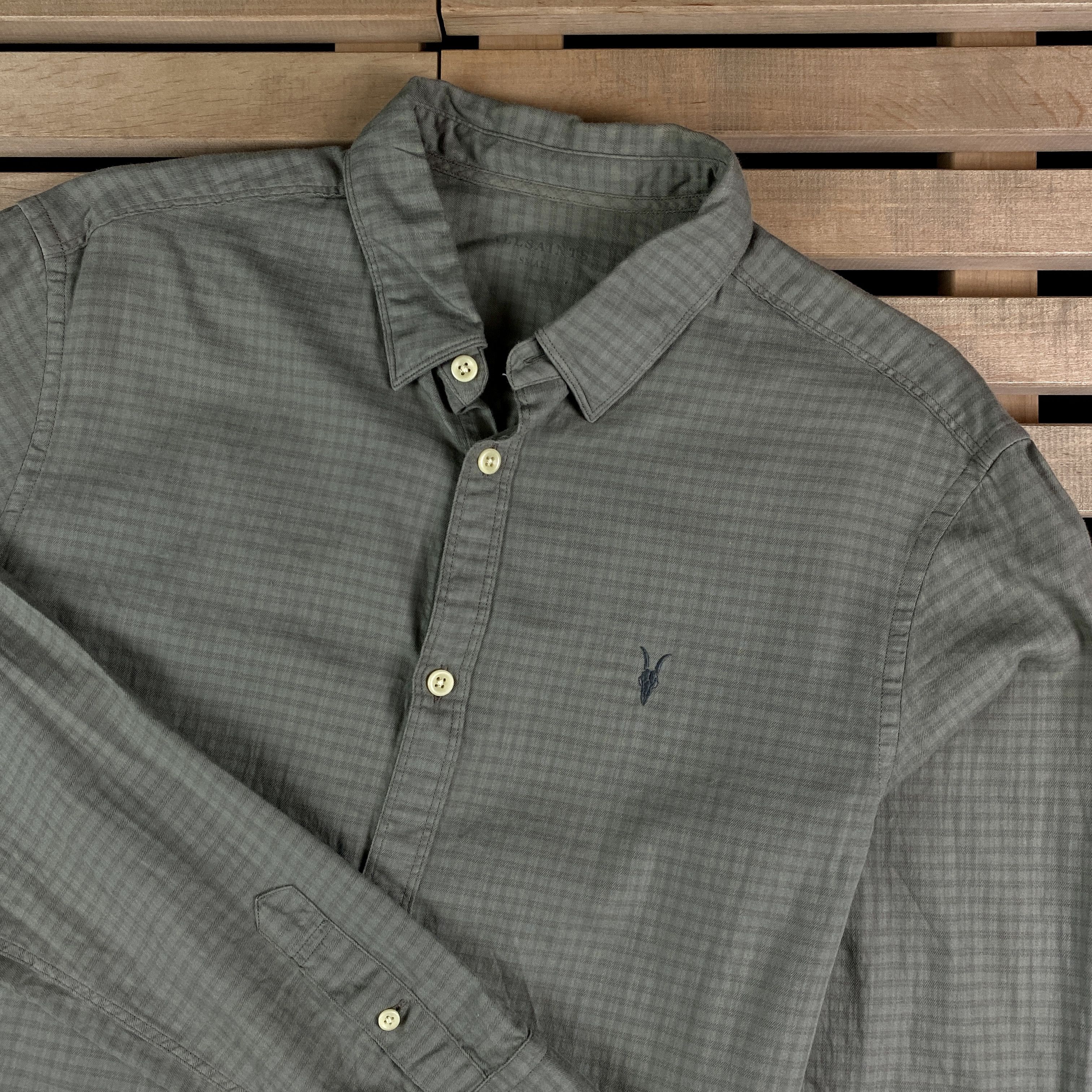 Allsaints Men’s Shirt Long Sleeve Allsaints Size S Size US S / EU 44-46 / 1 - 2 Thumbnail