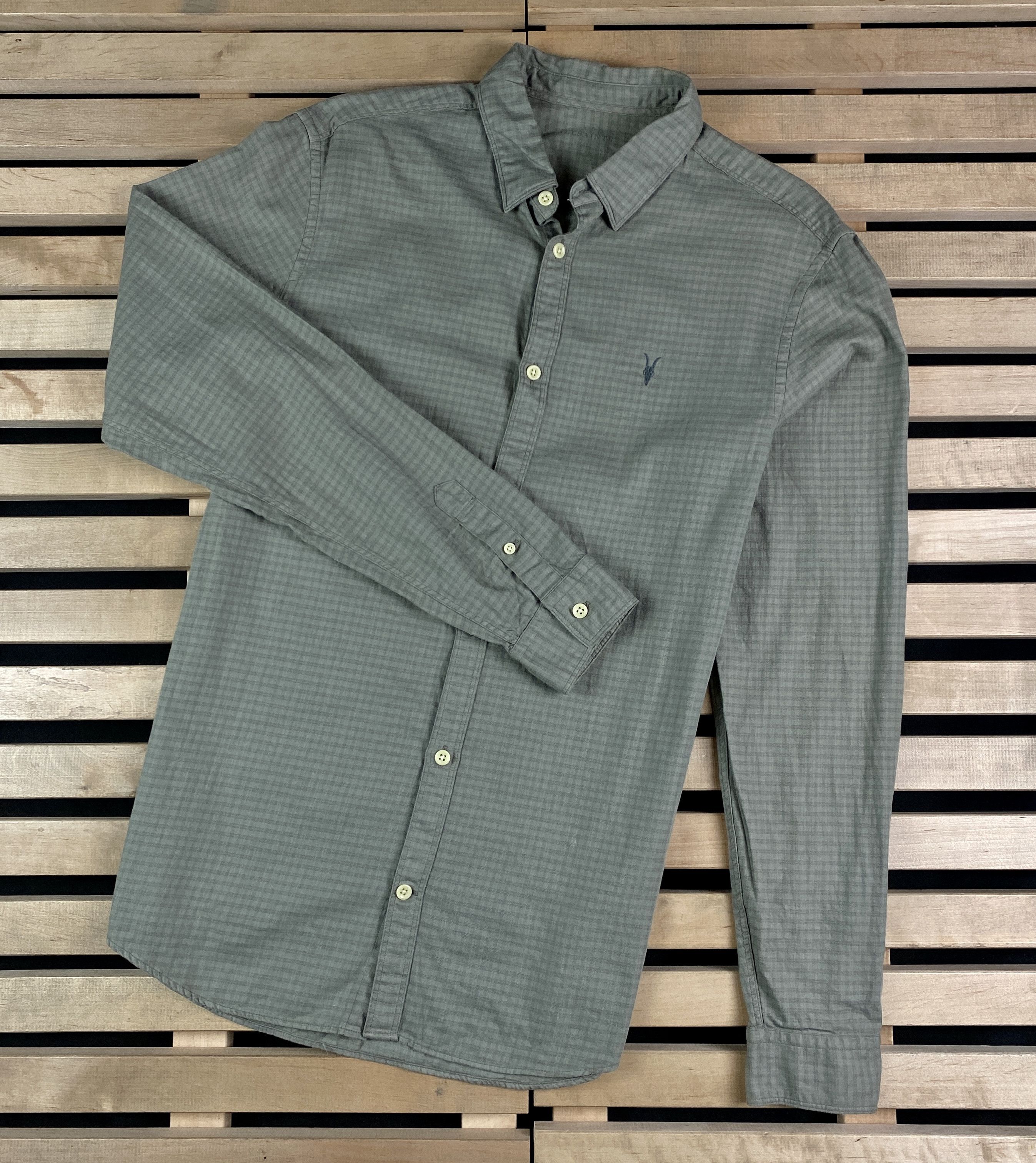 Allsaints Men’s Shirt Long Sleeve Allsaints Size S Size US S / EU 44-46 / 1 - 1 Thumbnail