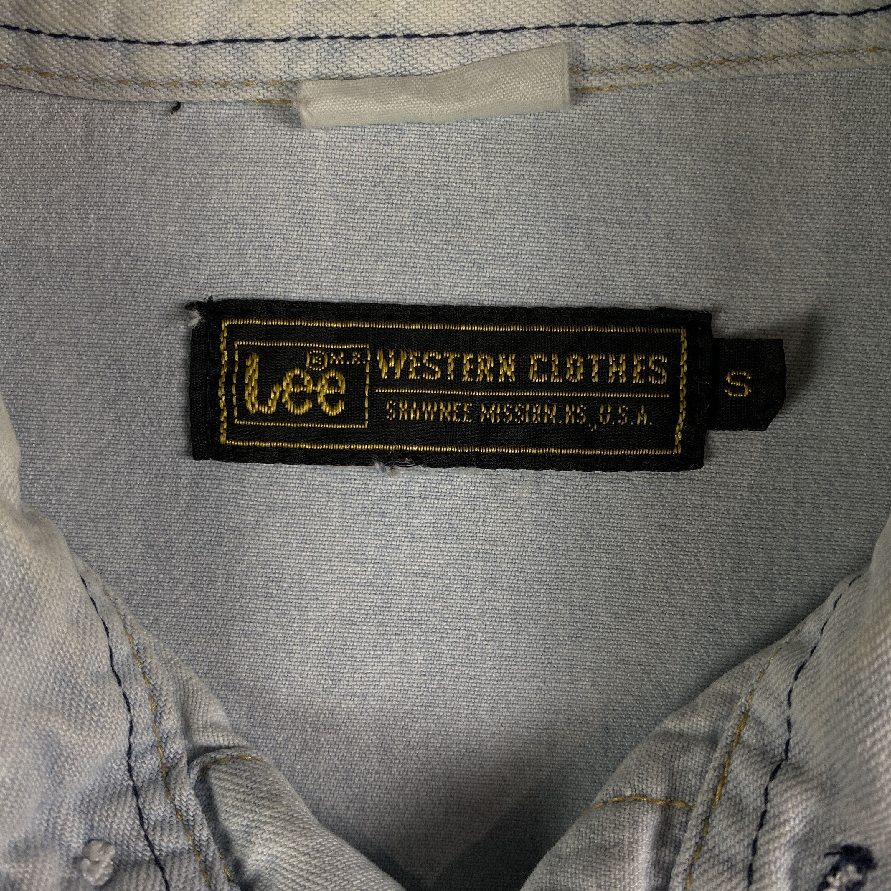 Lee × Vintage Mens Lee Vintage Jeans Shirt Long Sleeve Size S Size US S / EU 44-46 / 1 - 8 Thumbnail