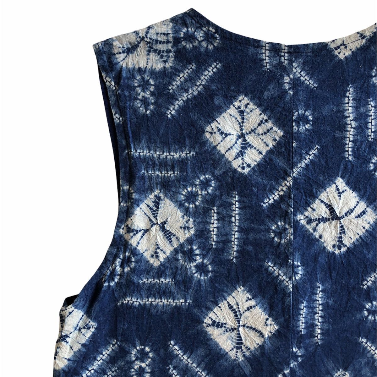 Native Vintage Handwoven West African Indigo Native Rugged Vest Size US M / EU 48-50 / 2 - 5 Thumbnail