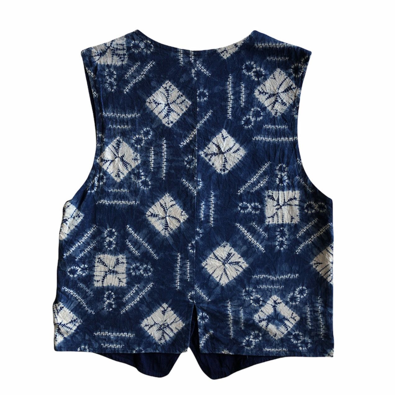 Native Vintage Handwoven West African Indigo Native Rugged Vest Size US M / EU 48-50 / 2 - 4 Thumbnail
