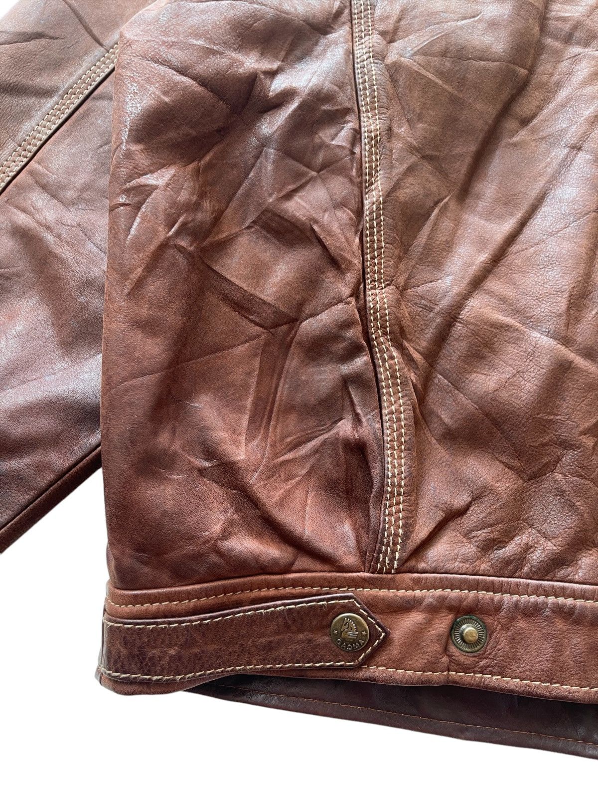 Vintage C.F.I international Gaoma Horse Leather Bomber Jacket Size US M / EU 48-50 / 2 - 16 Thumbnail