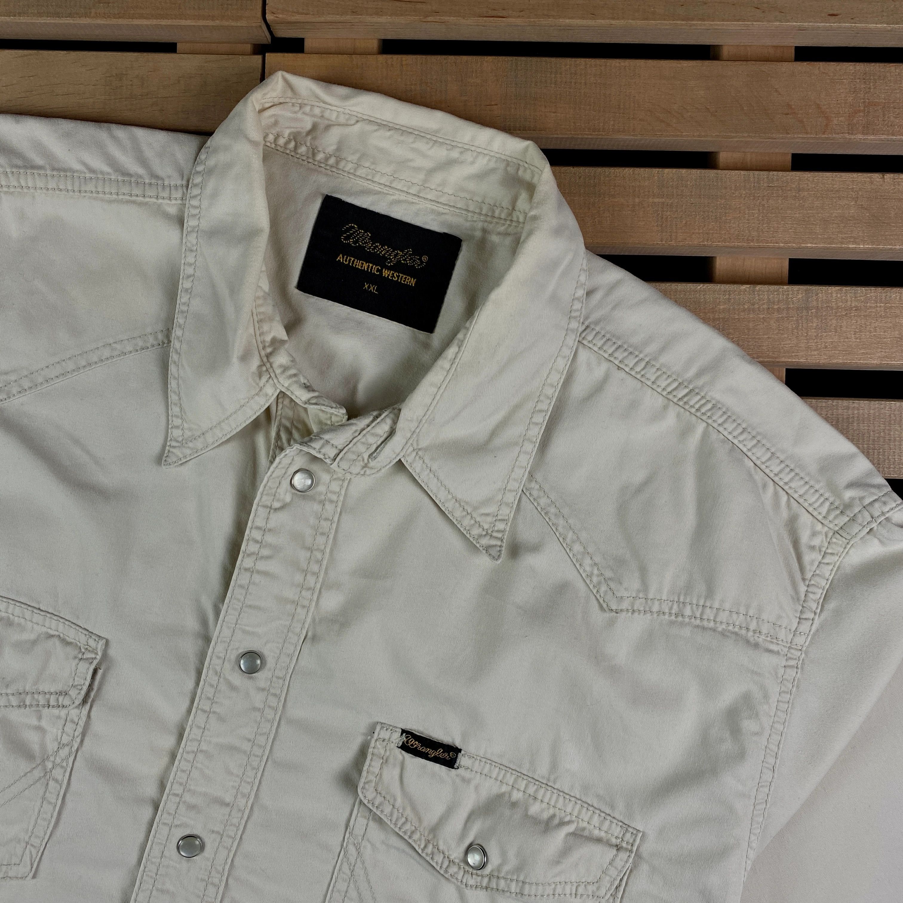 Vintage × Wrangler Mens Rare Wrangler Vintage Shirt Short Sleeve Size XXL Size US XXL / EU 58 / 5 - 2 Thumbnail