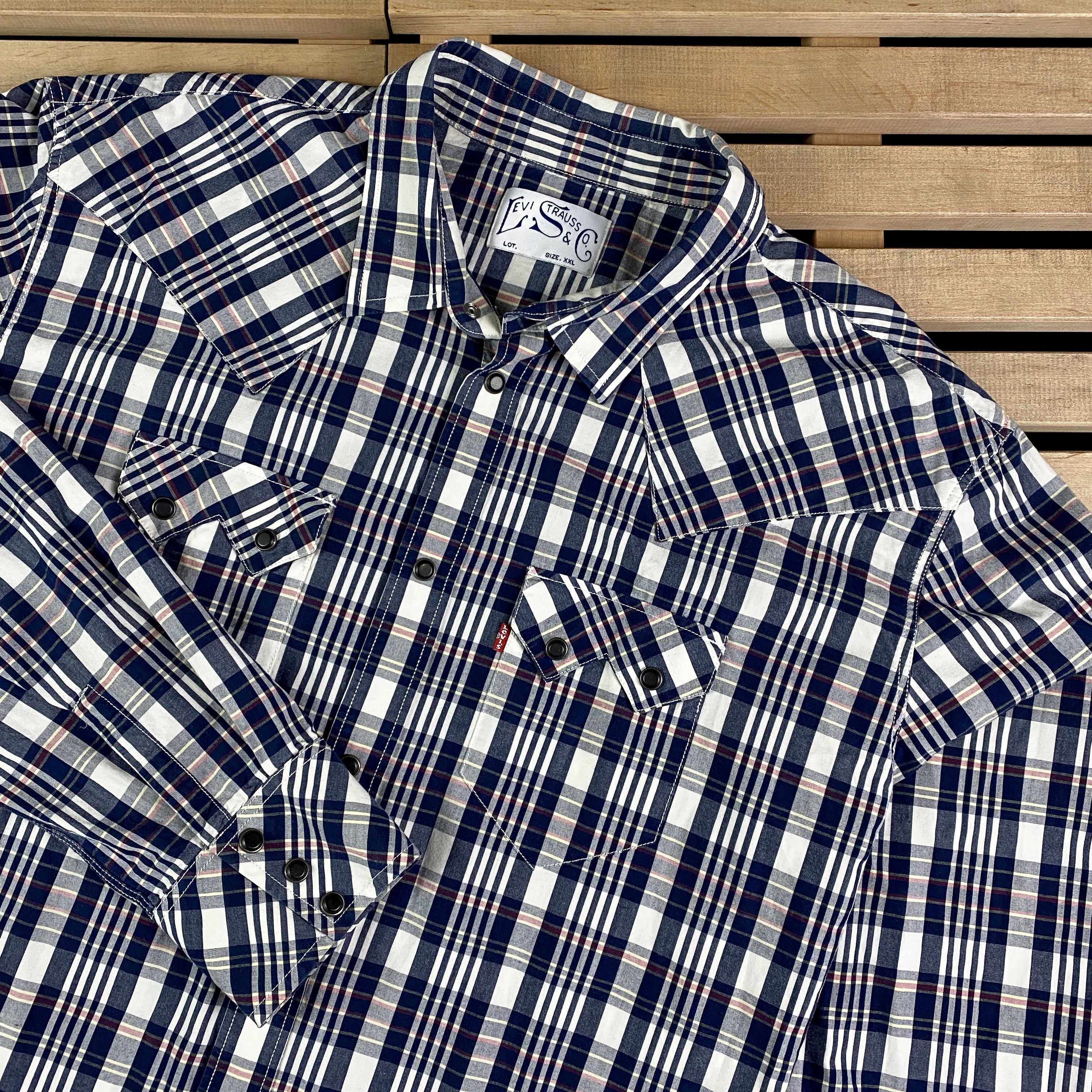 Levi's × Levi's Vintage Clothing × Vintage Men’s Shirt Long Sleeve Levi’s Vintage Size XXL Size US XXL / EU 58 / 5 - 2 Thumbnail