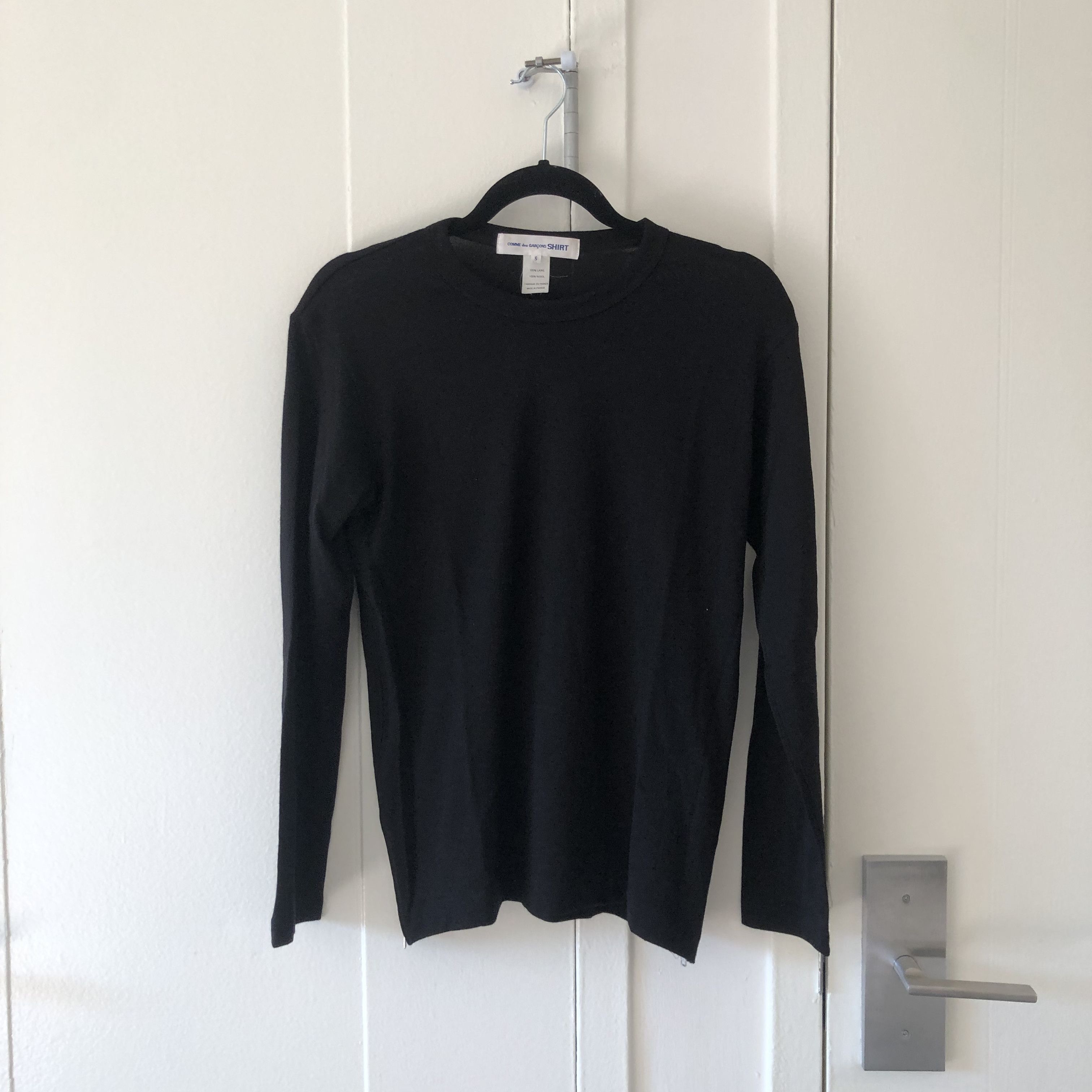Comme des Garcons Comme des Garcons SHIRT Wool Zipper L/S Size US S / EU 44-46 / 1 - 1 Thumbnail