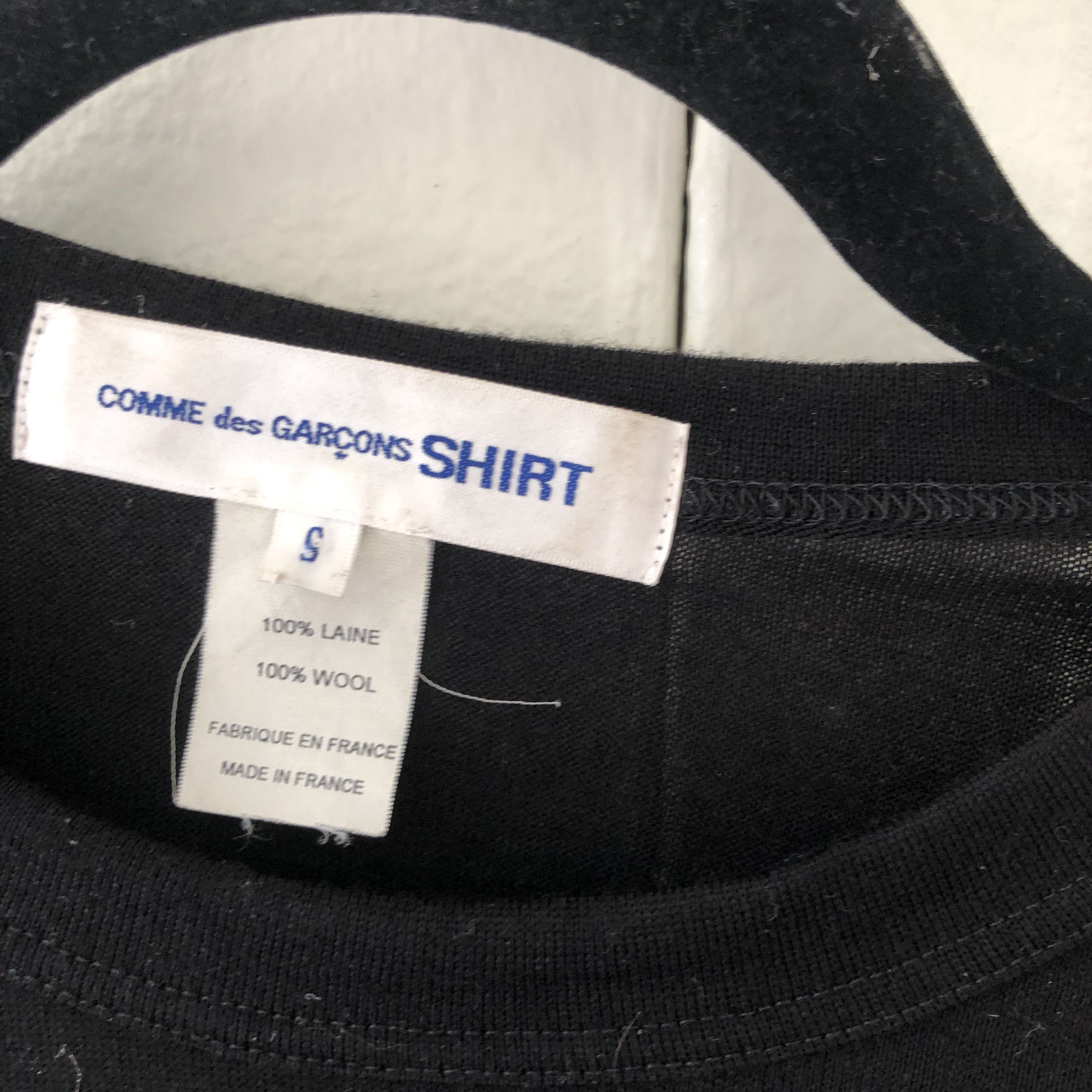Comme des Garcons Comme des Garcons SHIRT Wool Zipper L/S Size US S / EU 44-46 / 1 - 4 Thumbnail