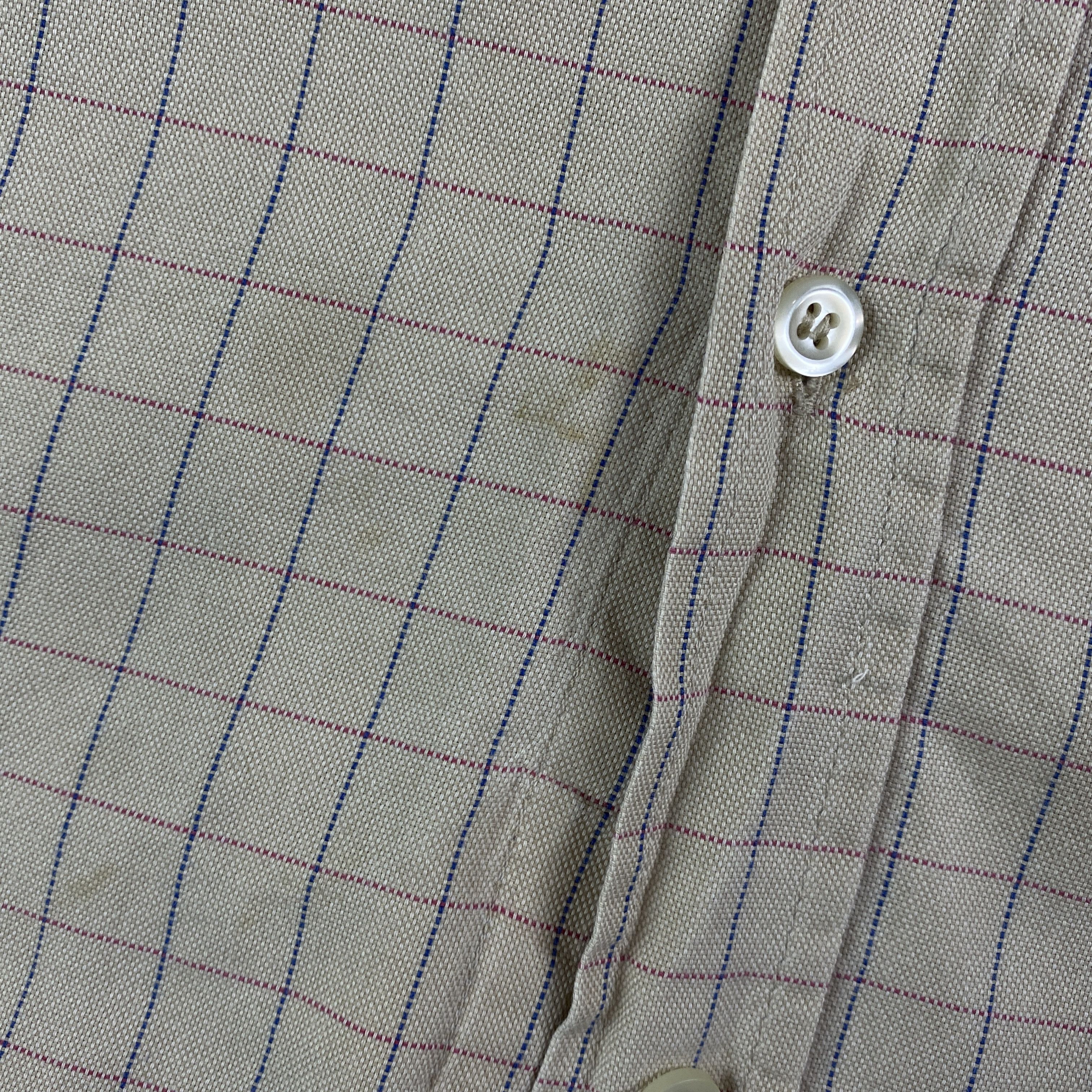 Burberry × Vintage Mens Vintage Shirt Long Sleeve Burberry London Size L/XL Size US XL / EU 56 / 4 - 4 Thumbnail