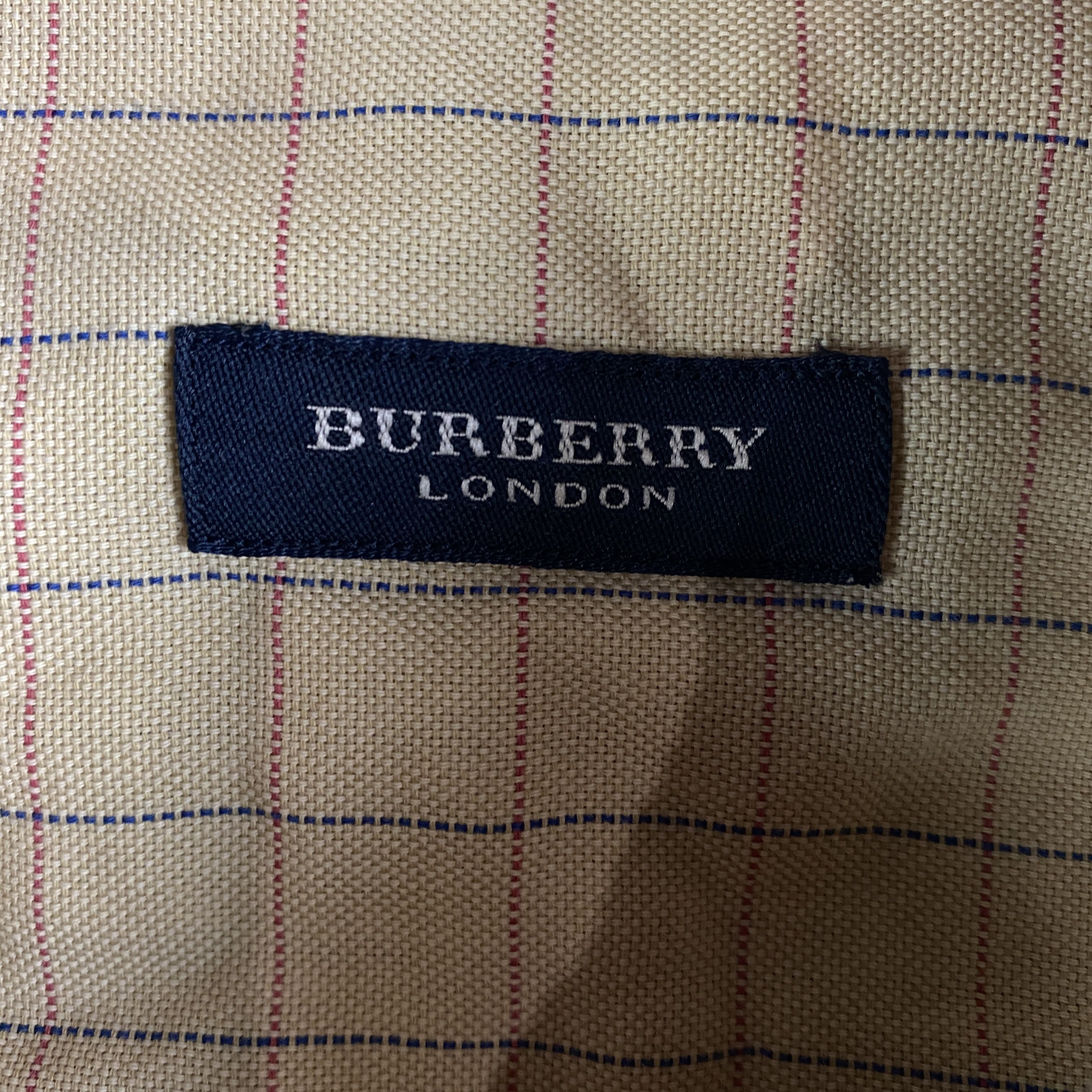 Burberry × Vintage Mens Vintage Shirt Long Sleeve Burberry London Size L/XL Size US XL / EU 56 / 4 - 6 Thumbnail