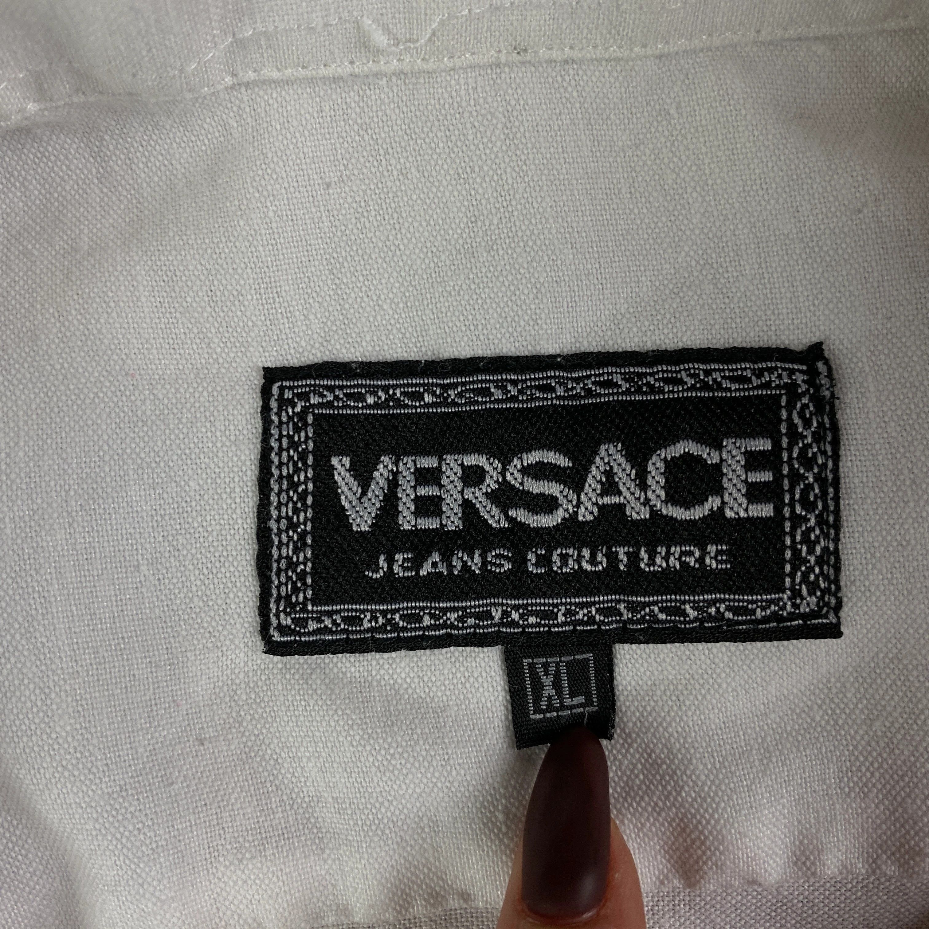Versace × Vintage Mens Shirt Long Sleeve Versace Jeans Couture Size XL Size US XL / EU 56 / 4 - 6 Thumbnail