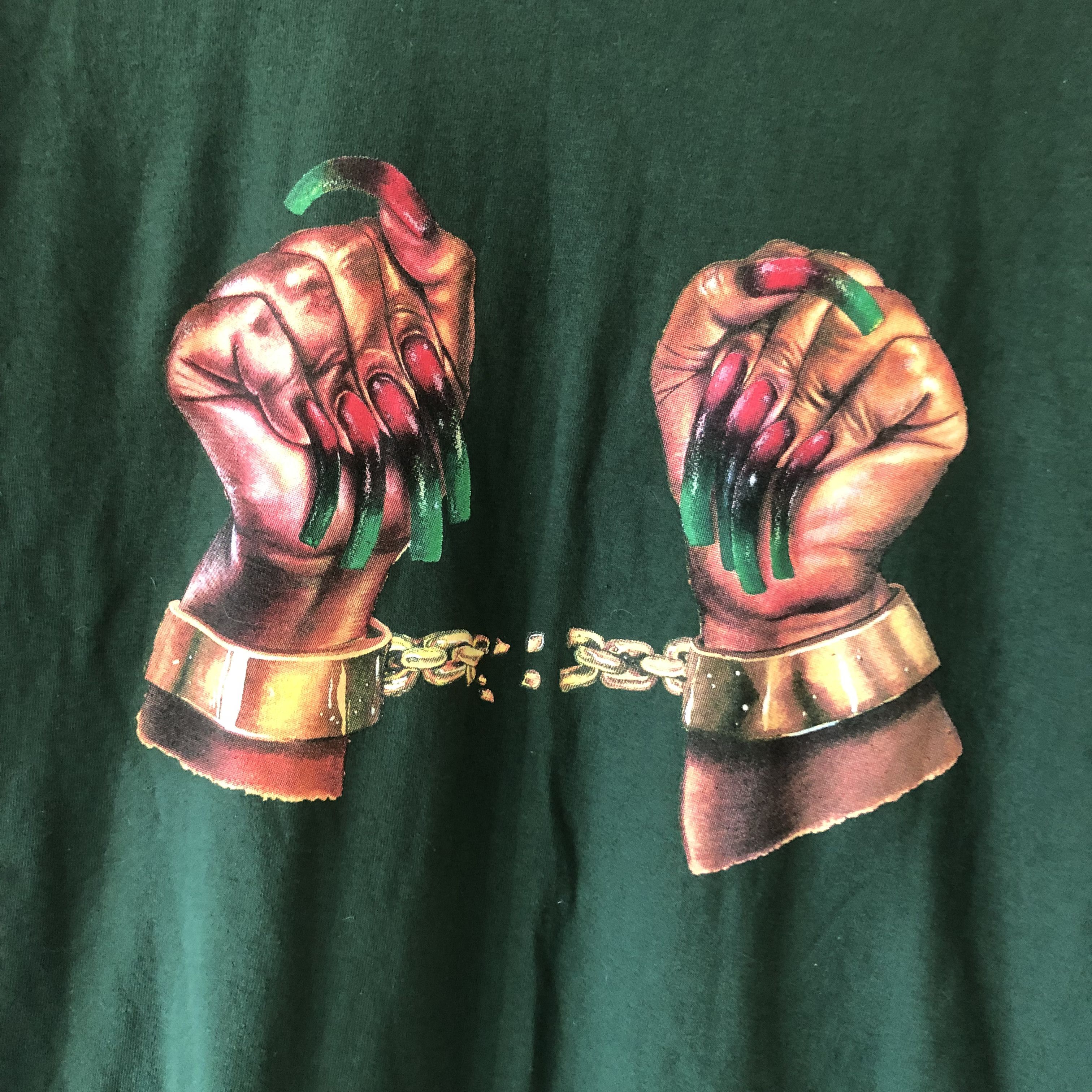 Vintage Ghetto Gastro Let Freedom Ring Tee Size US L / EU 52-54 / 3 - 2 Thumbnail