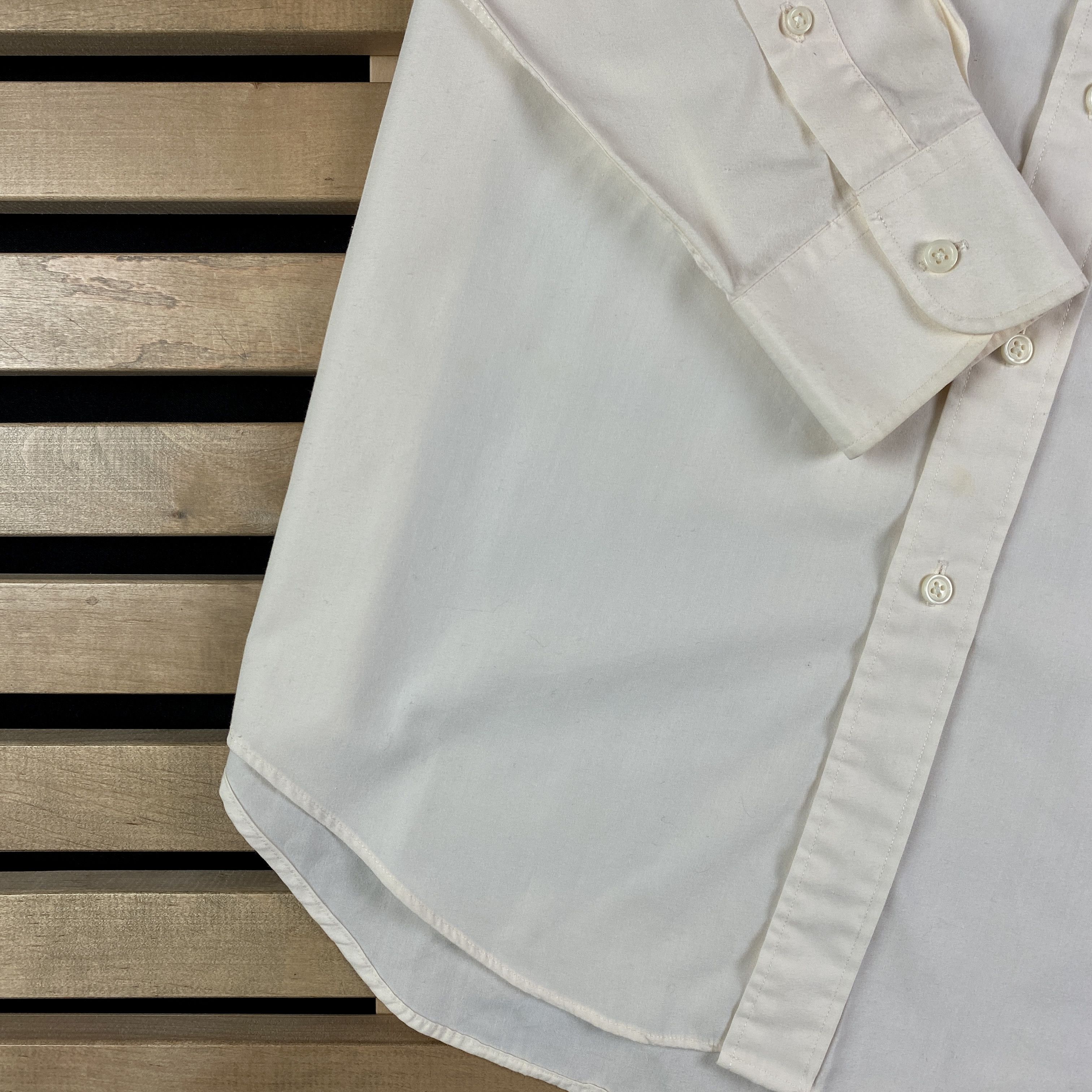 Yves Saint Laurent Mens Shirt Long Sleeve Yves Saint Laurent Vintage Size 39 Size US XL / EU 56 / 4 - 3 Thumbnail