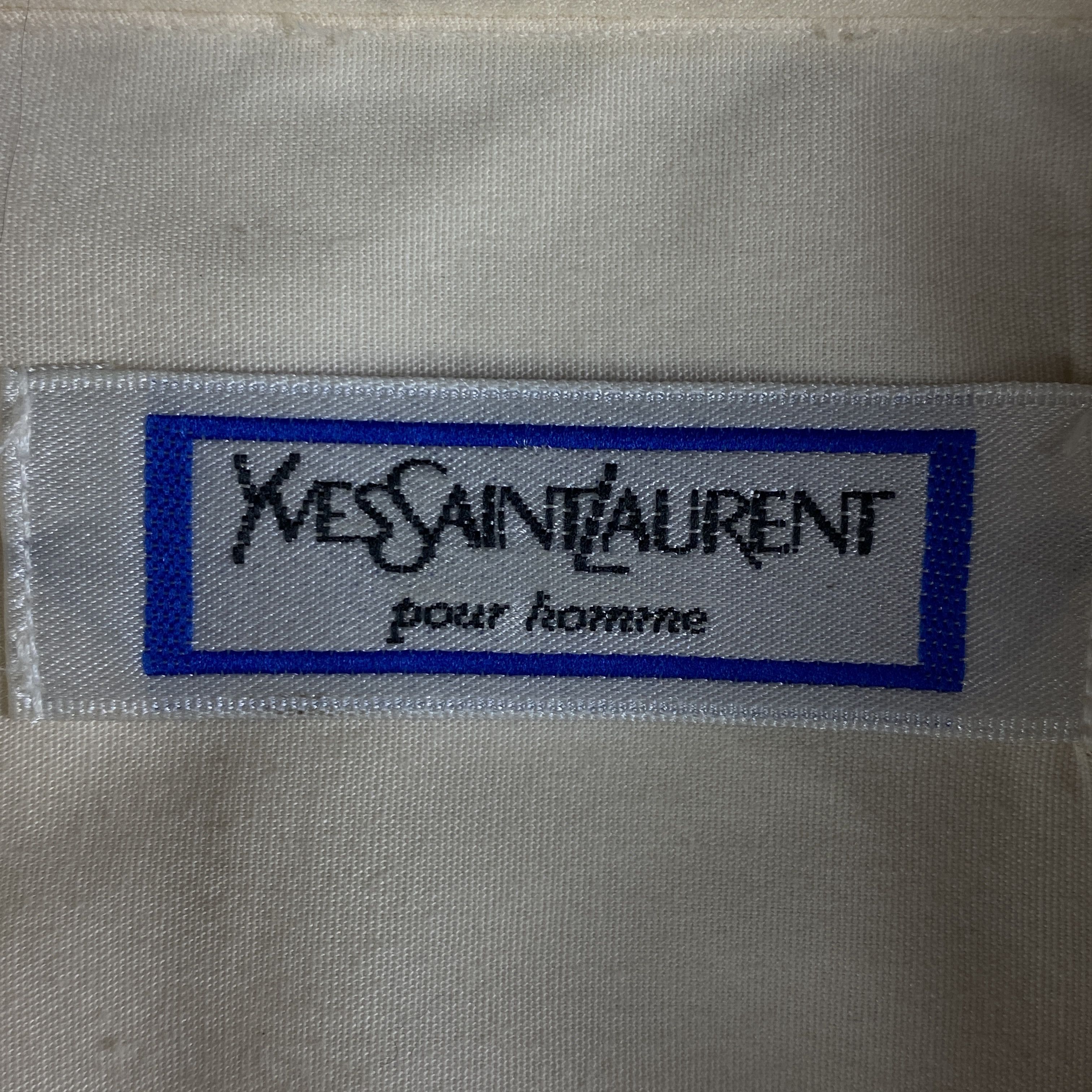 Yves Saint Laurent Mens Shirt Long Sleeve Yves Saint Laurent Vintage Size 39 Size US XL / EU 56 / 4 - 6 Thumbnail