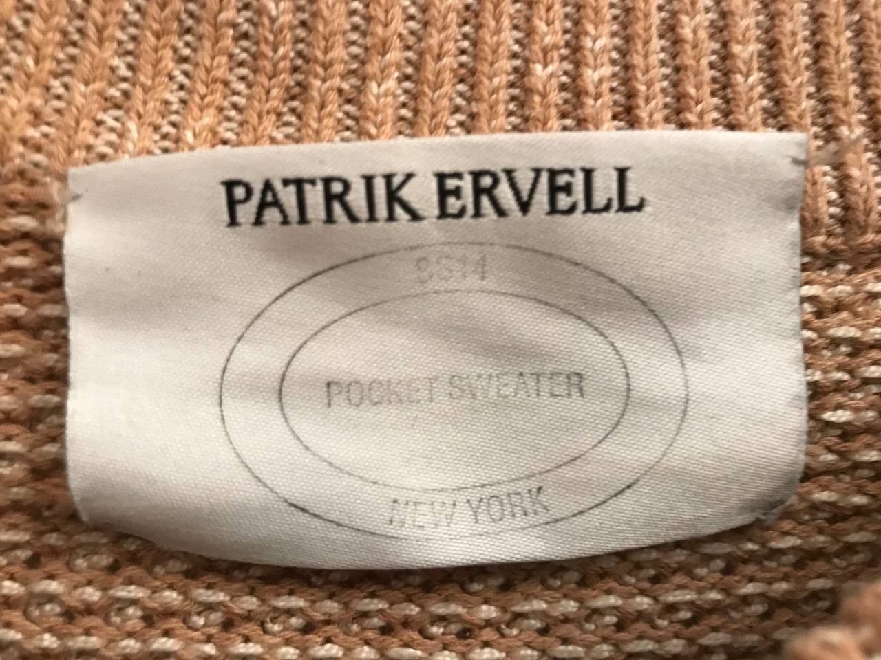 Patrik Ervell SS14 Pima Cotton Pocket Sweater Size US M / EU 48-50 / 2 - 4 Thumbnail
