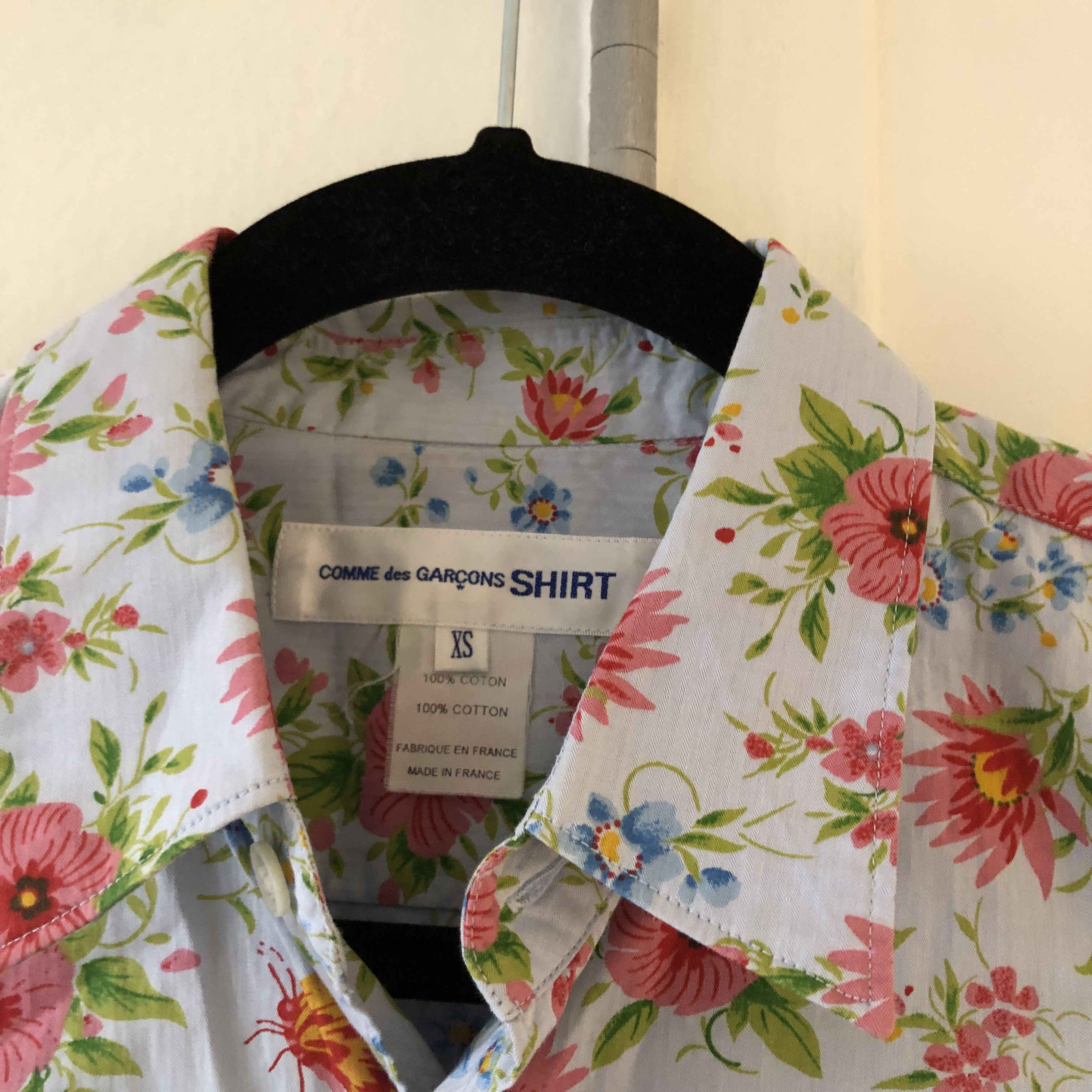 Comme des Garcons Comme des Garcons SHIRT Floral Short Sleeve Button Up Size US XS / EU 42 / 0 - 3 Thumbnail