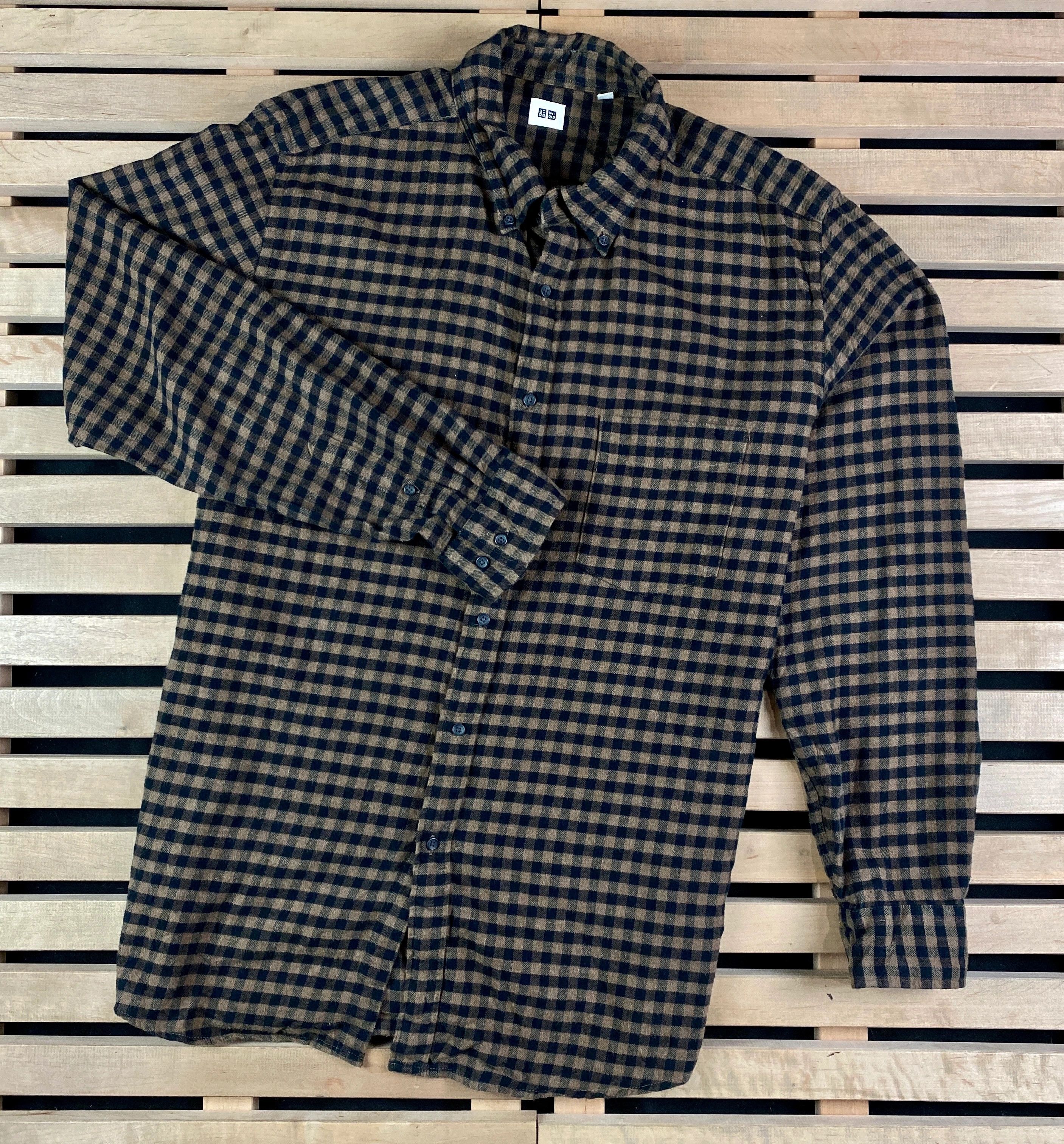 Uniqlo Mens Shirt Long Sleeve Uniqlo Size XL Size US XL / EU 56 / 4 - 1 Thumbnail