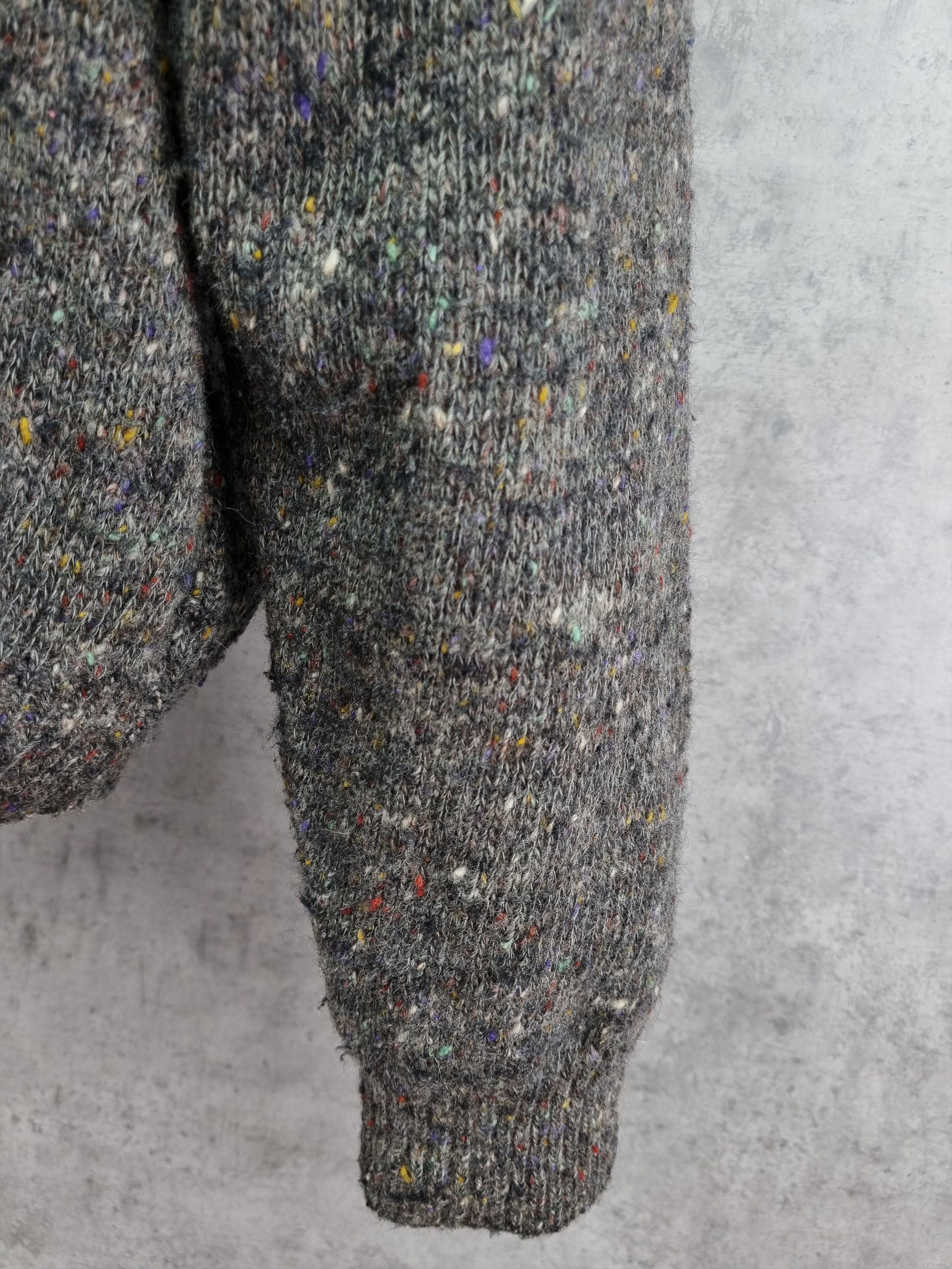 Designer 80s Nanibon Pilots Knitted Italian Wool Sweater Size US L / EU 52-54 / 3 - 12 Thumbnail