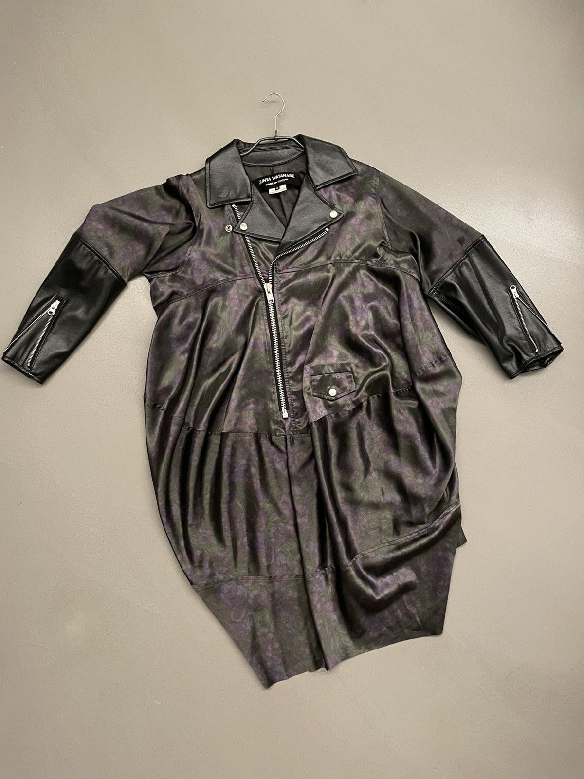 Junya watanabe dress w/ biker jacket details