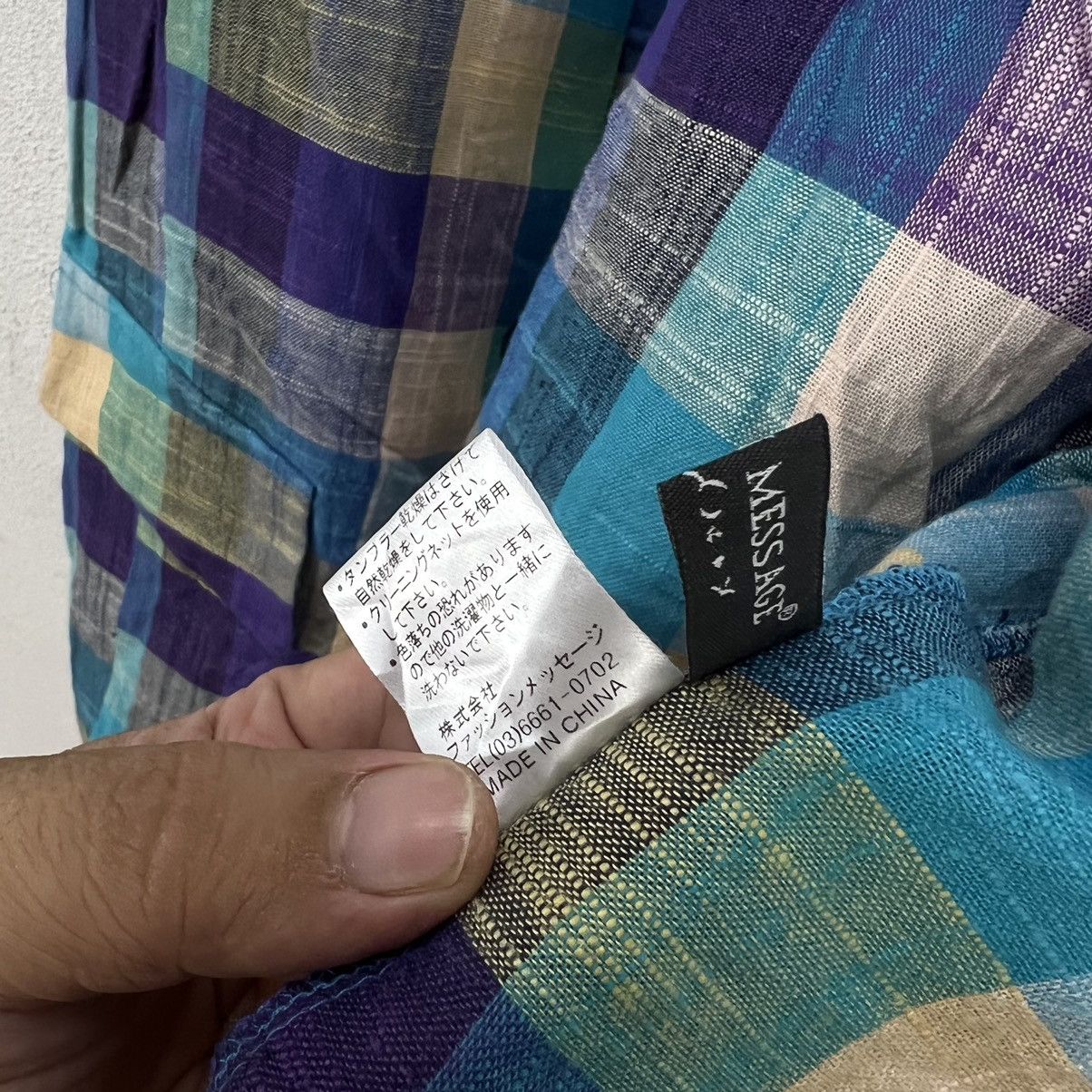 Japanese Brand VINTAGE VEST RARE TARTAN DESIGN FASHION MESSAGE Size US M / EU 48-50 / 2 - 9 Thumbnail