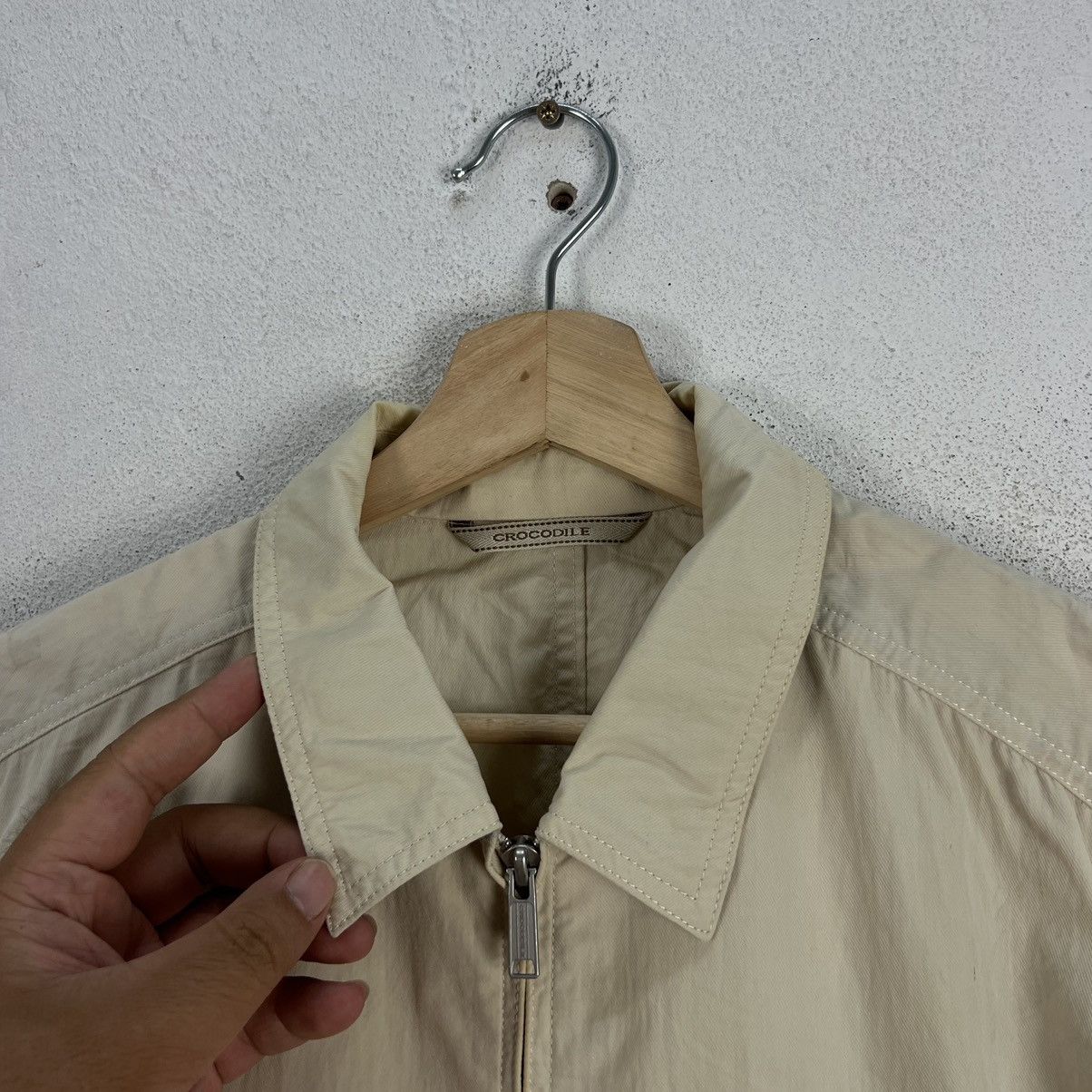 Japanese Brand VINTAGE CROCODILE JAPAN ZIPPER BOMBER JACKET Size US L / EU 52-54 / 3 - 6 Thumbnail