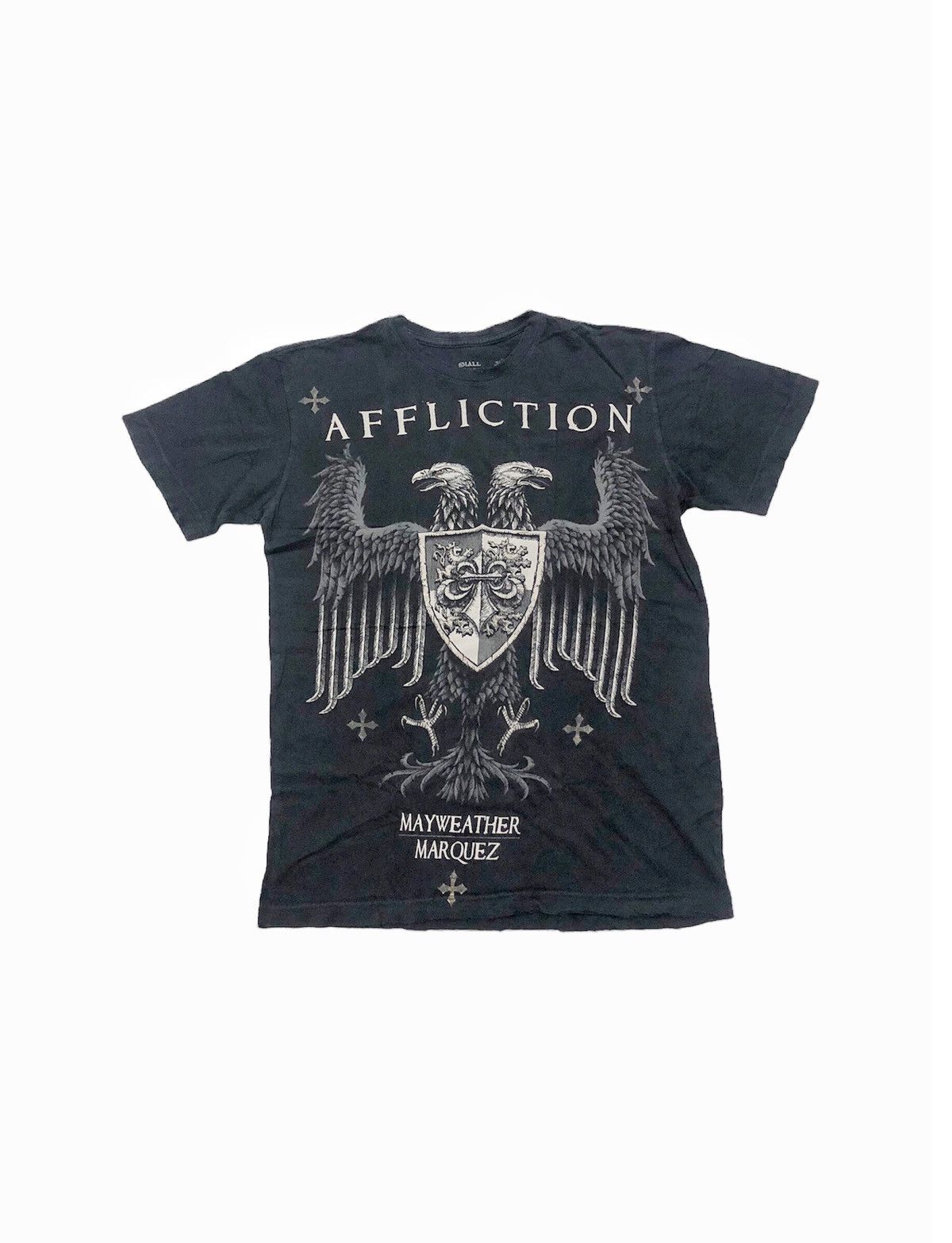 Affliction Rare Affliction MAYWEATHER VS MARQUEZ distressed tee Size US S / EU 44-46 / 1 - 1 Thumbnail