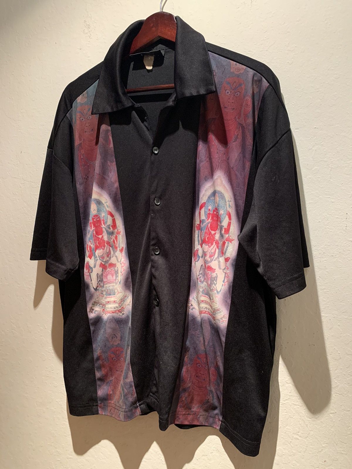 *RARE* Vintage Shiva The Destroyer Bowling Shirt