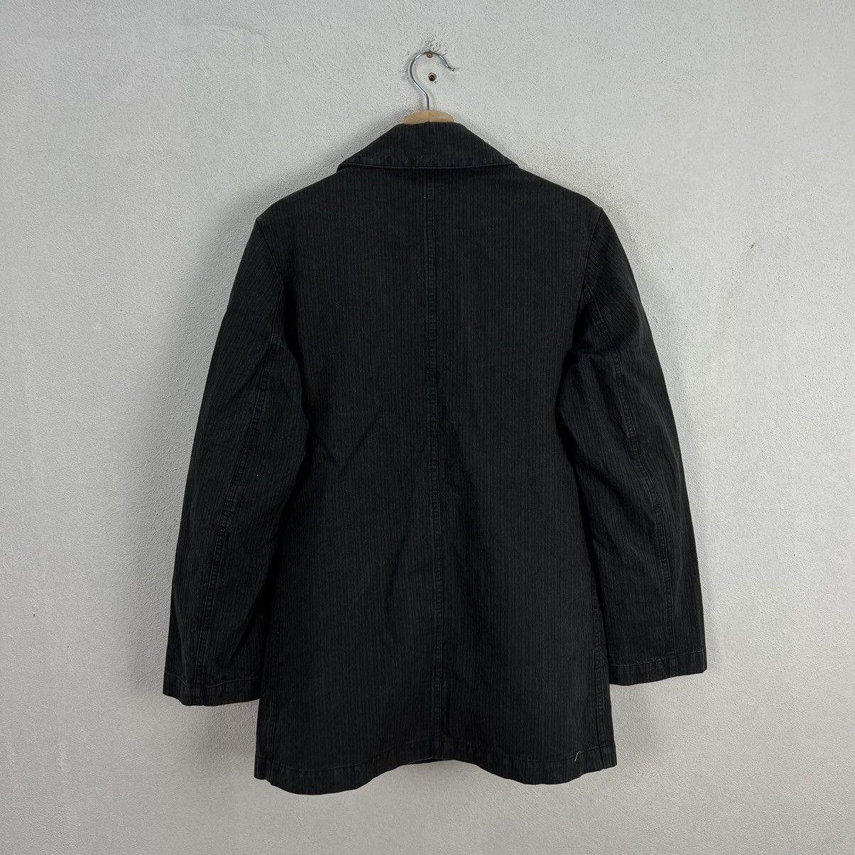 Japanese Brand VINTAGE HIKORY CHORE JACKET VETRA LE LUDE FRANFE STRIPED Size US M / EU 48-50 / 2 - 7 Thumbnail