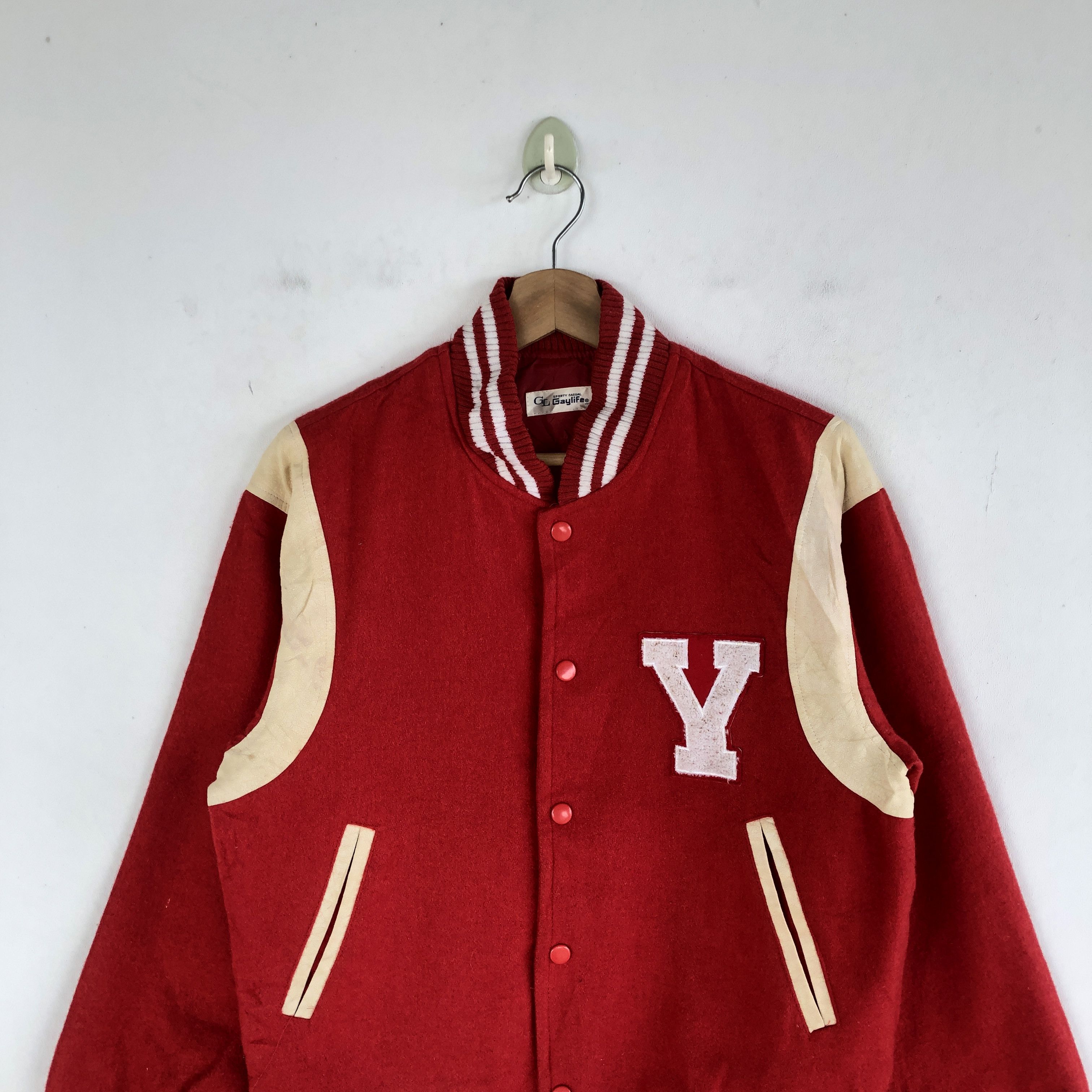 Japanese Brand Gaylife Varsity Jackets Japanese Letterman Wool Jacket Size US S / EU 44-46 / 1 - 3 Thumbnail