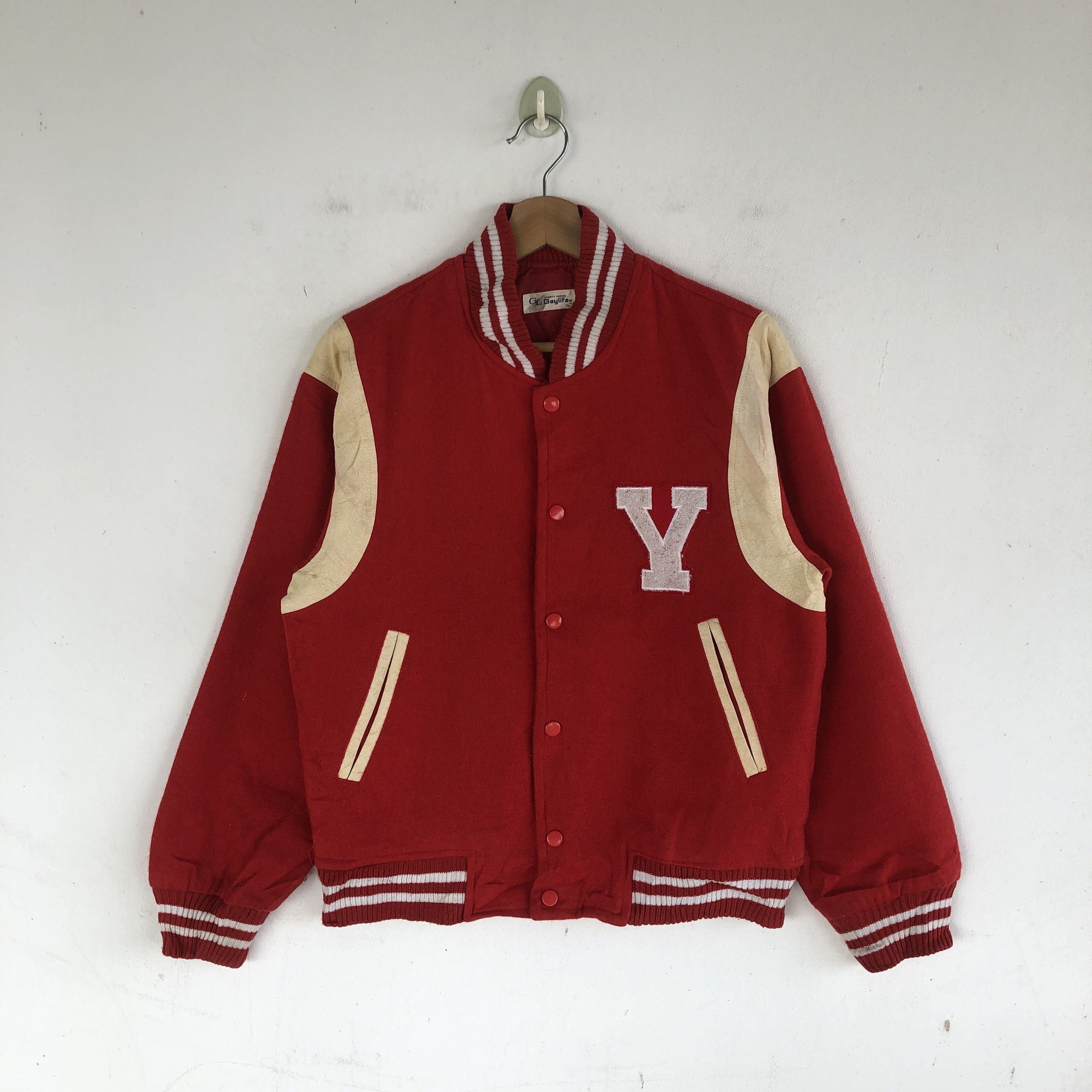 Japanese Brand Gaylife Varsity Jackets Japanese Letterman Wool Jacket Size US S / EU 44-46 / 1 - 1 Thumbnail