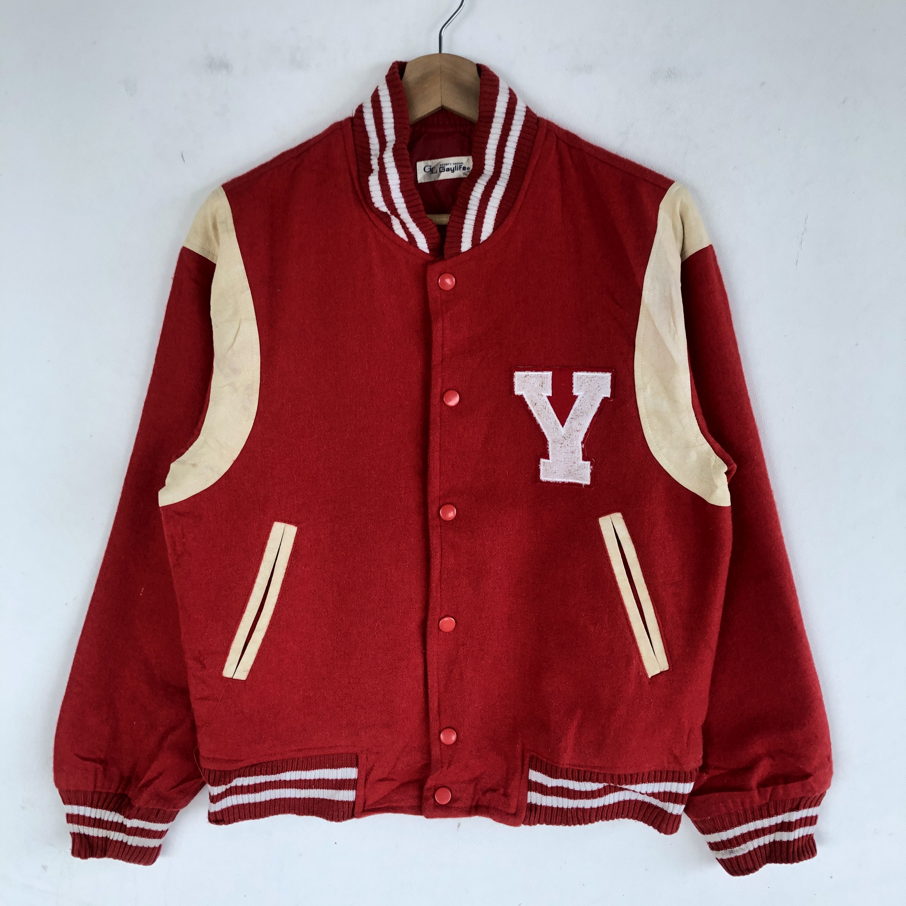 Japanese Brand Gaylife Varsity Jackets Japanese Letterman Wool Jacket Size US S / EU 44-46 / 1 - 4 Thumbnail