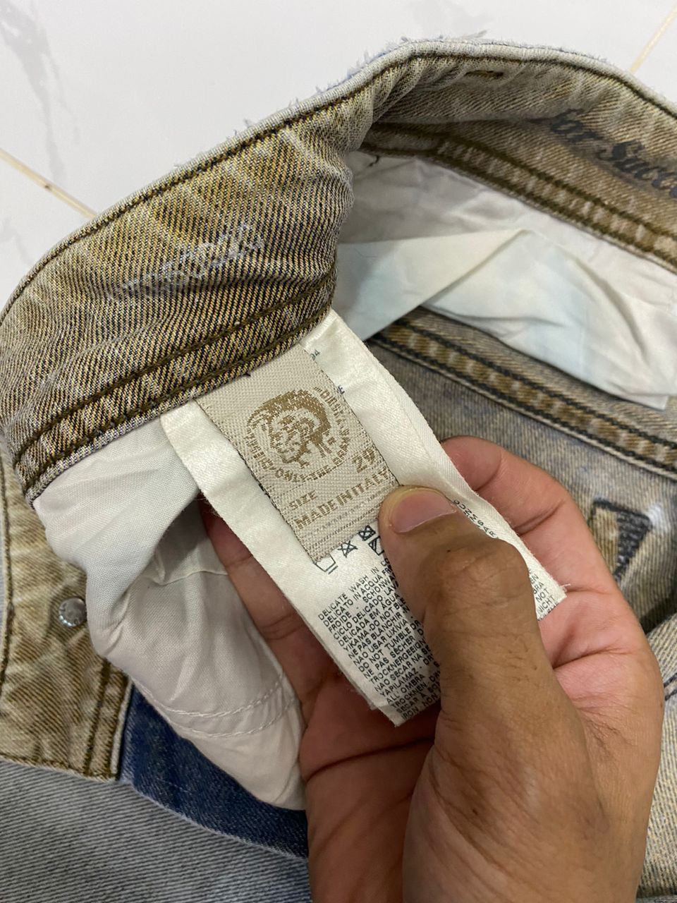 Diesel × Hysteric Glamour × If Six Was Nine VINTAGE DIESEL RARE DISTRESSED SAFADO DENIM JEANS Size US 32 / EU 48 - 19 Thumbnail