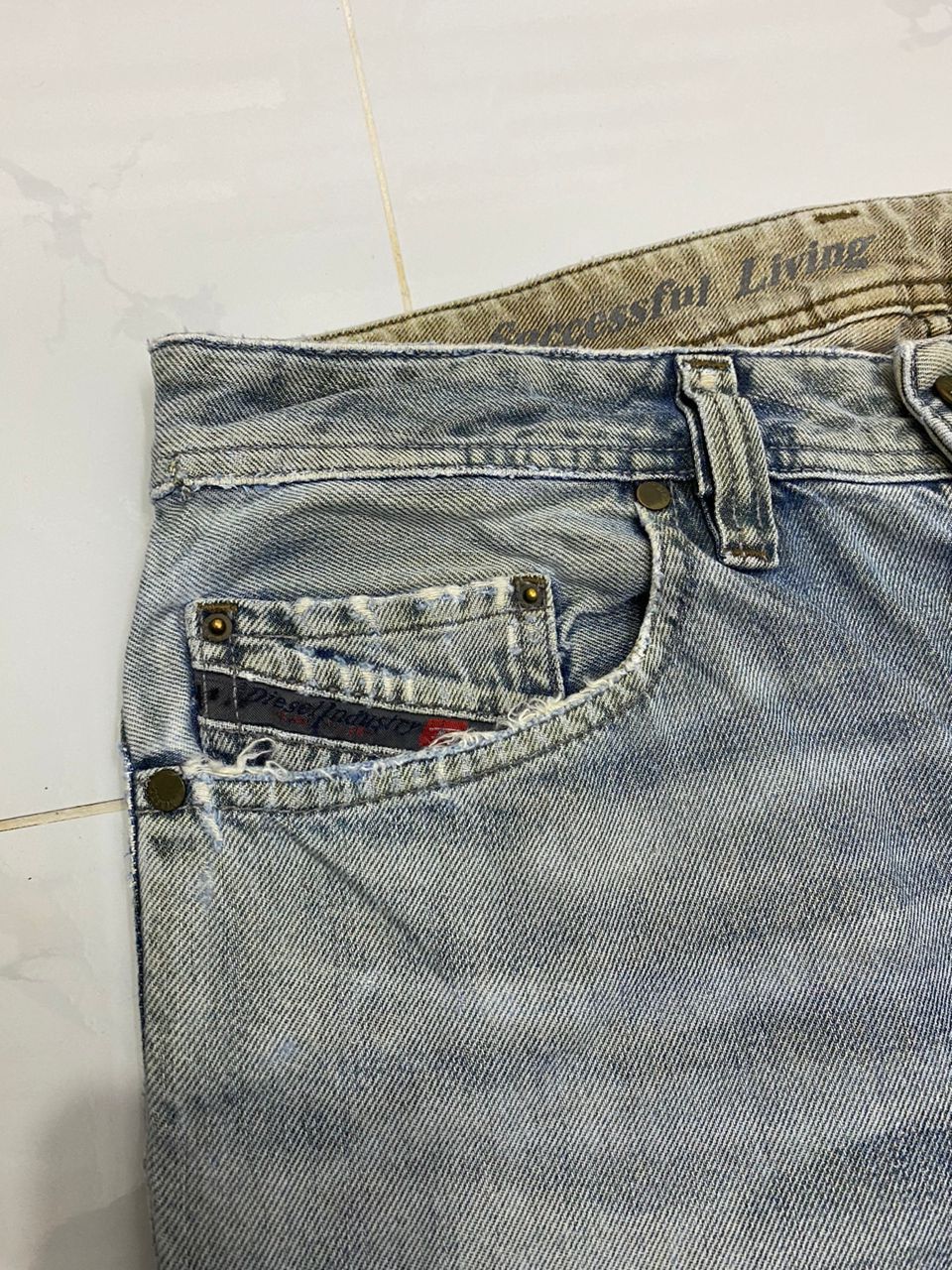 Diesel × Hysteric Glamour × If Six Was Nine VINTAGE DIESEL RARE DISTRESSED SAFADO DENIM JEANS Size US 32 / EU 48 - 12 Thumbnail