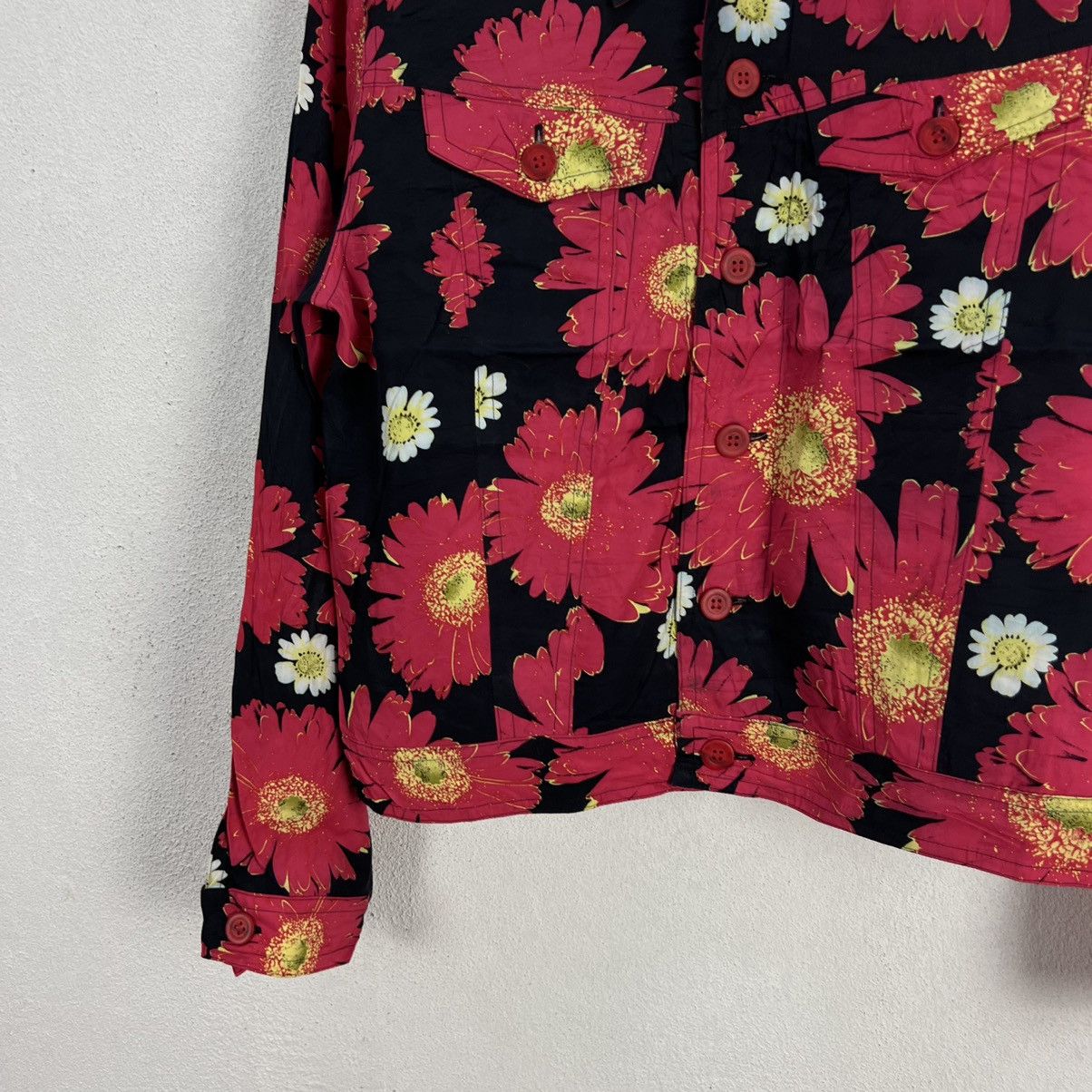 Vintage VINTAGE FIORUCCI ITALY BUTTON UPS FLORAL FULL PRINT Size M / US 6-8 / IT 42-44 - 4 Thumbnail