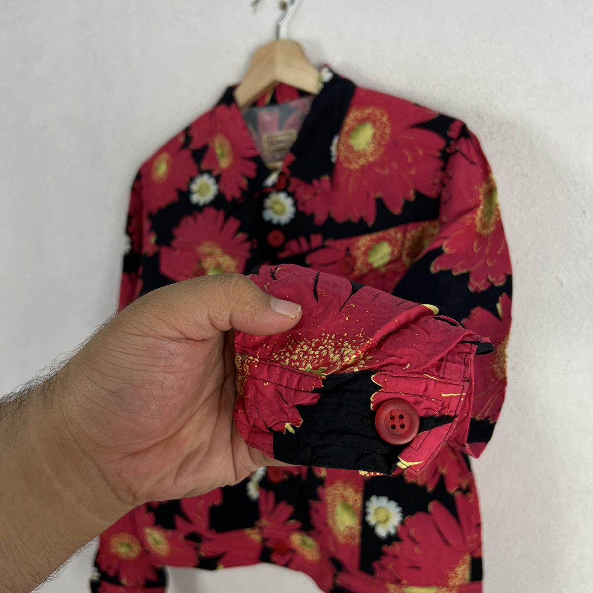 Vintage VINTAGE FIORUCCI ITALY BUTTON UPS FLORAL FULL PRINT Size M / US 6-8 / IT 42-44 - 6 Thumbnail