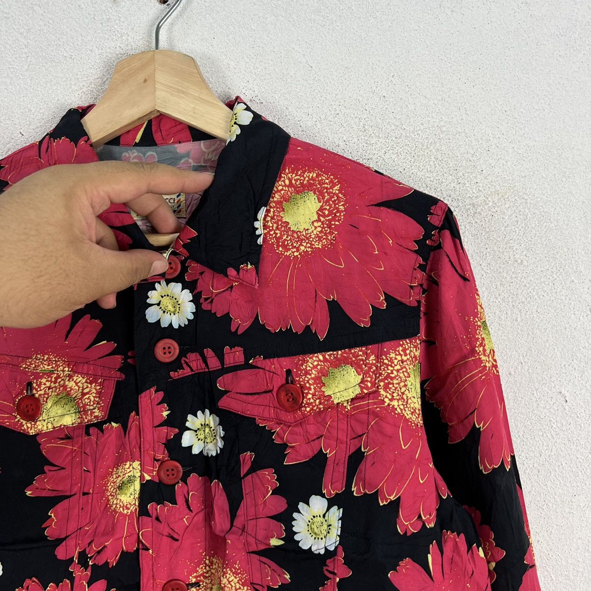 Vintage VINTAGE FIORUCCI ITALY BUTTON UPS FLORAL FULL PRINT Size M / US 6-8 / IT 42-44 - 5 Thumbnail