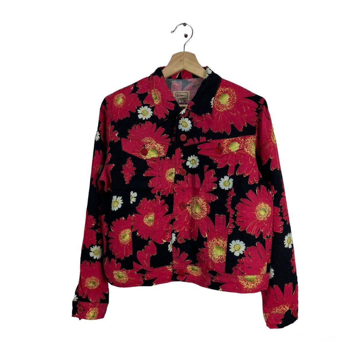 Vintage VINTAGE FIORUCCI ITALY BUTTON UPS FLORAL FULL PRINT Size M / US 6-8 / IT 42-44 - 1 Thumbnail