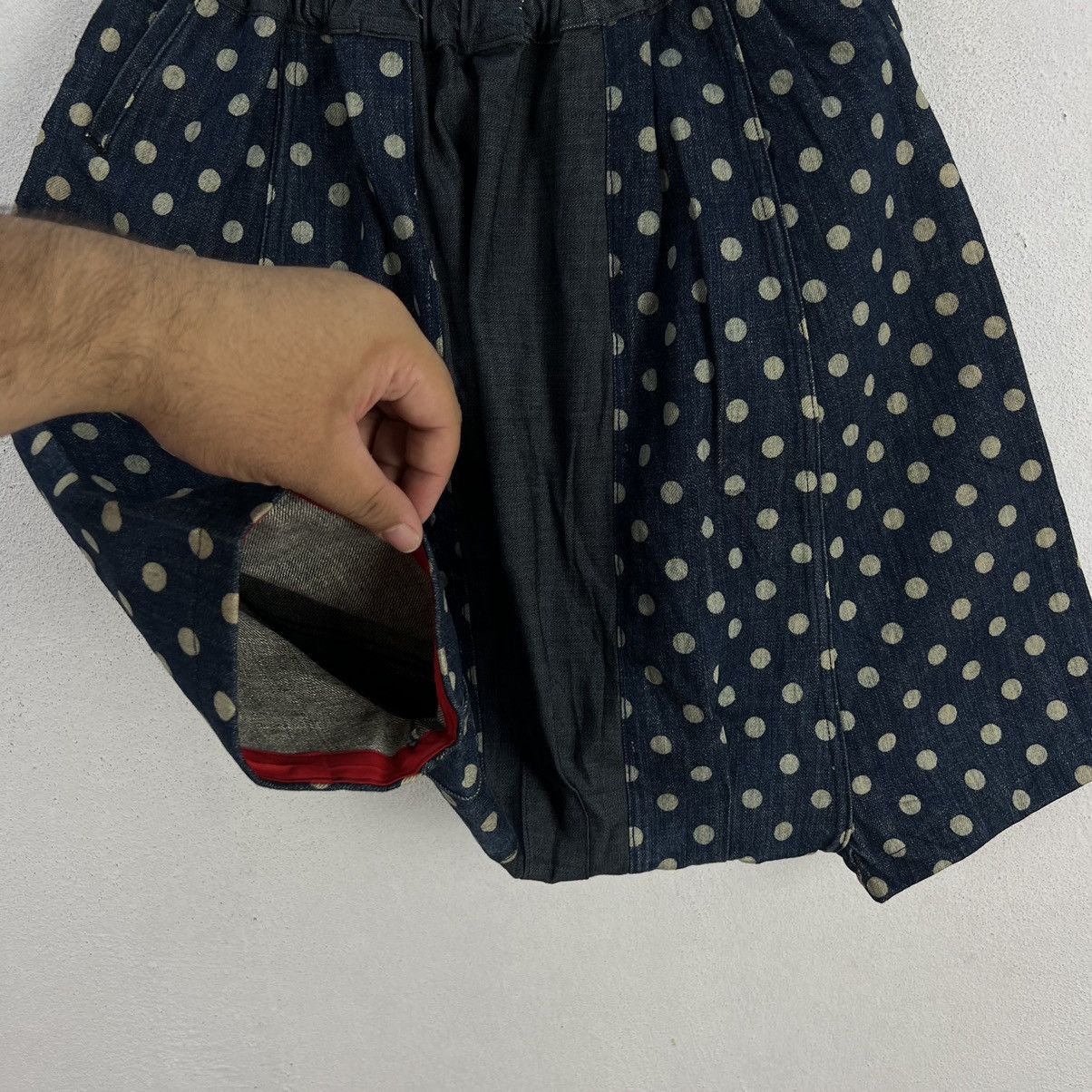 Japanese Brand VINTAGE DOT FULL PRINT SHORT PANTS INSPIRED BY ISSEY MIYAKE Size US 28 / EU 44 - 10 Thumbnail