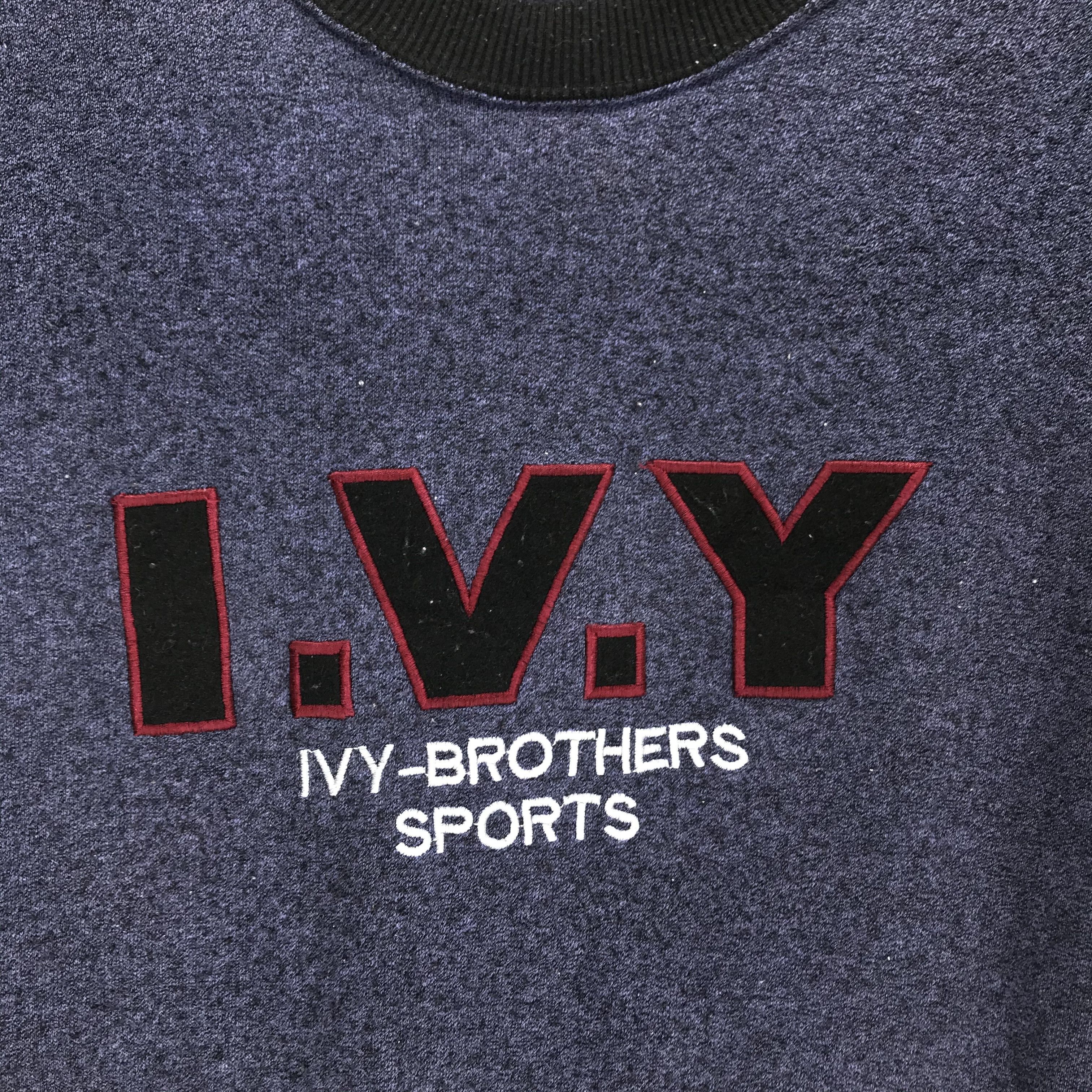 Ivy Crew IVY Brothers Sport Big Logo Rare Color Sweatshirt #2855-110 Size US S / EU 44-46 / 1 - 3 Thumbnail